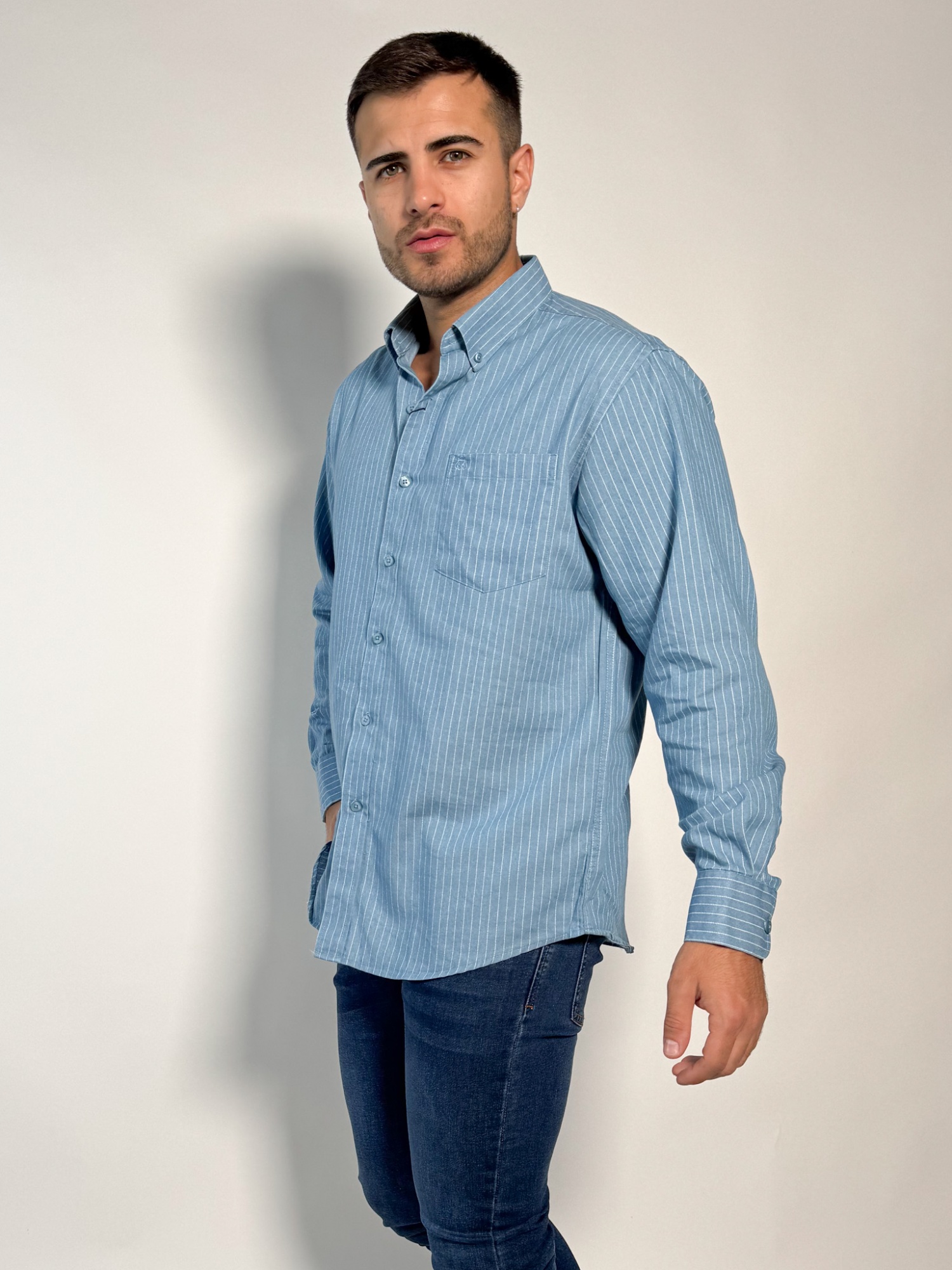 Camisa de jean Cerbero