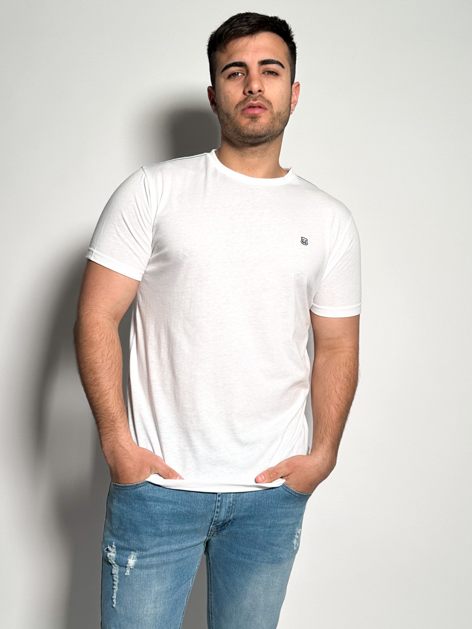 Remera lisa manga corta Timo