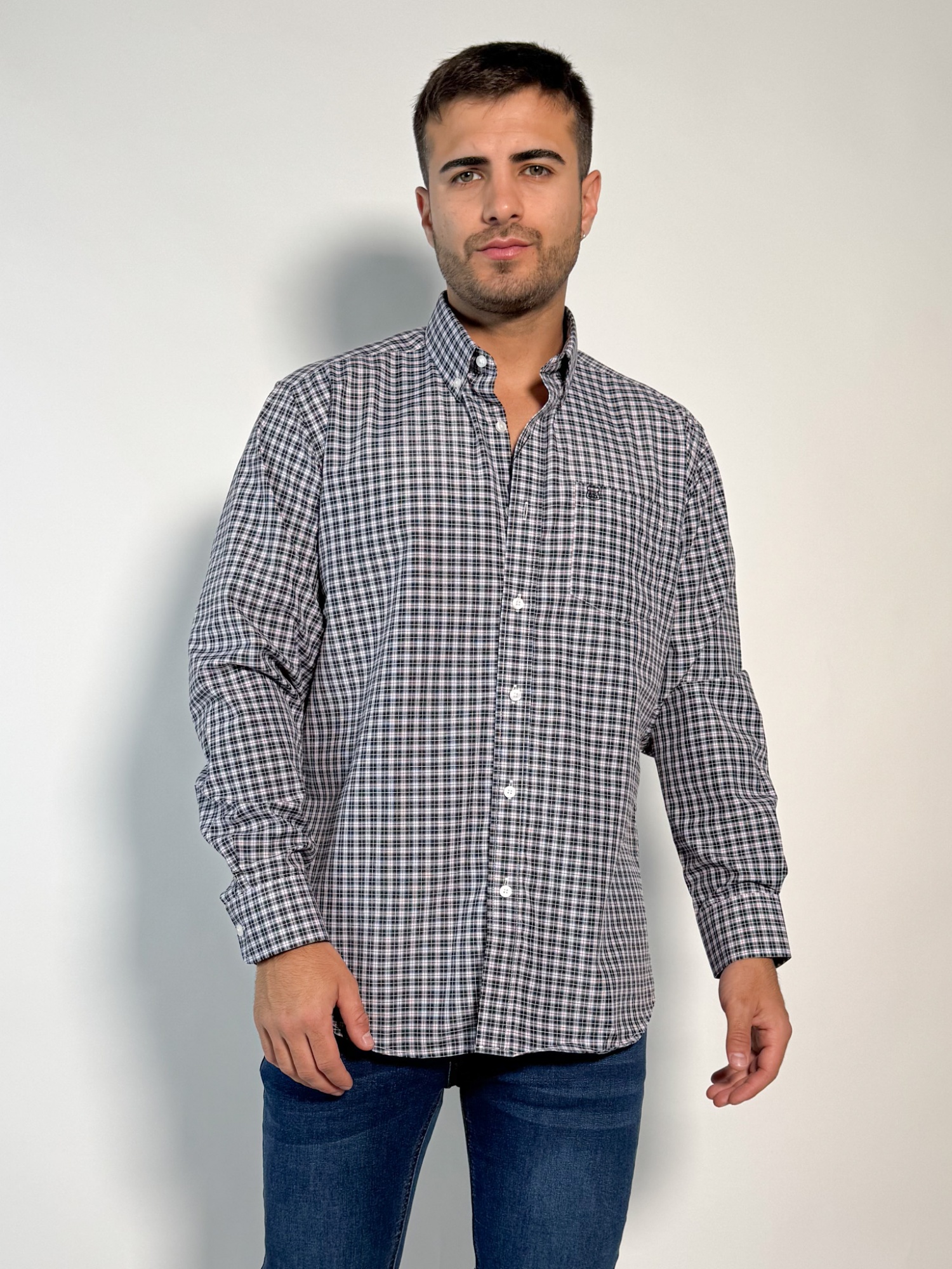 Camisa a cuadros Cronos