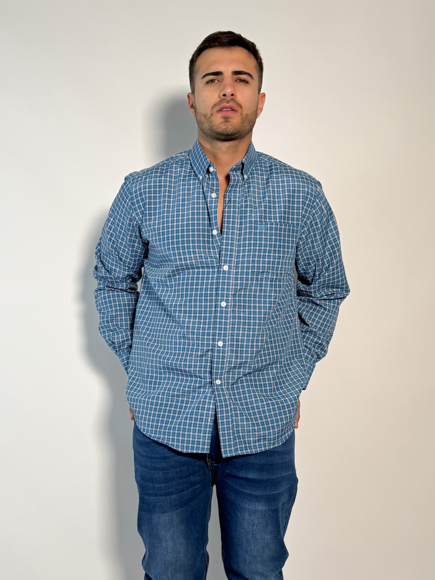 Camisa a cuadros Cronos