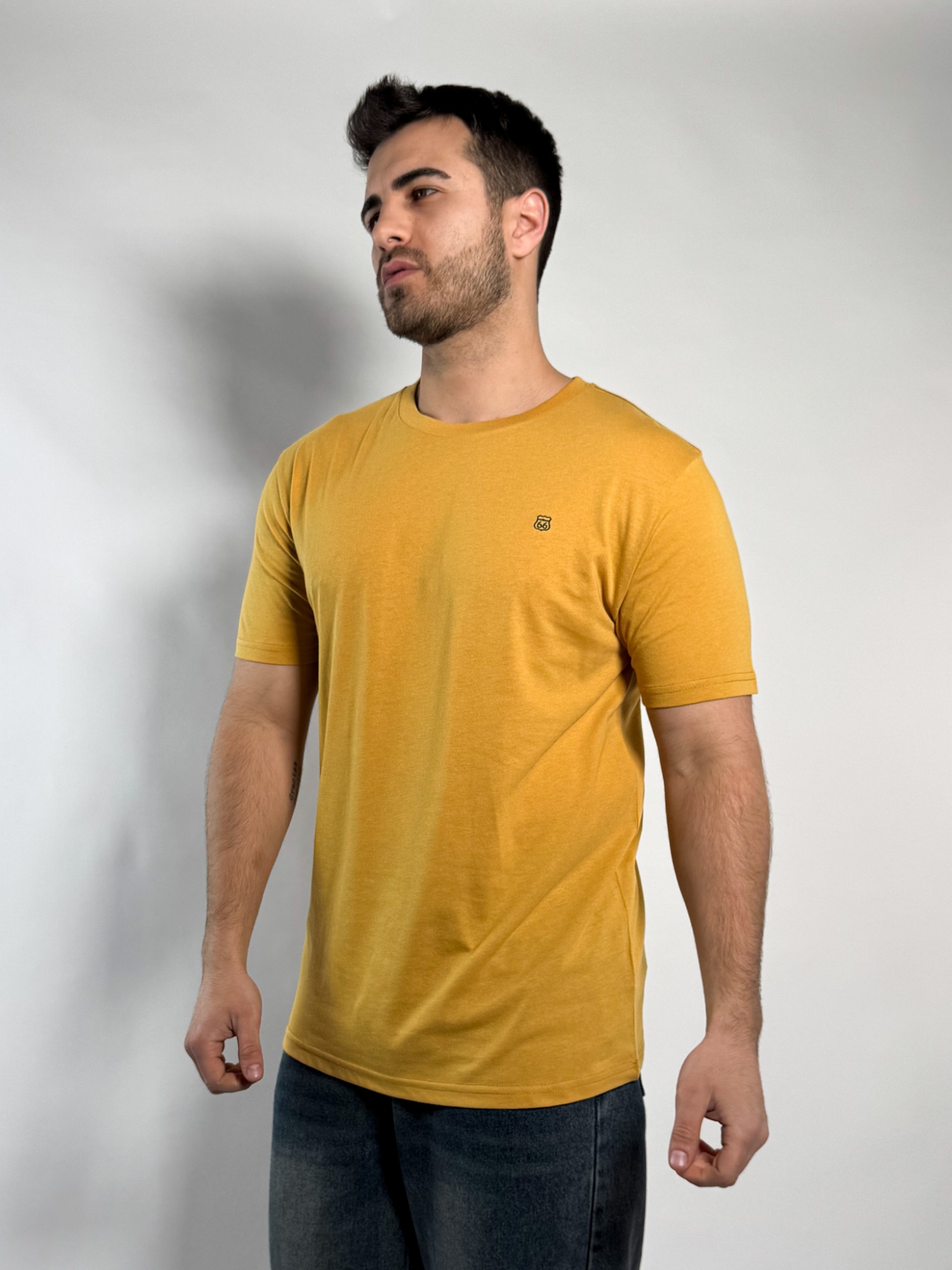 Remera lisa manga corta Timo