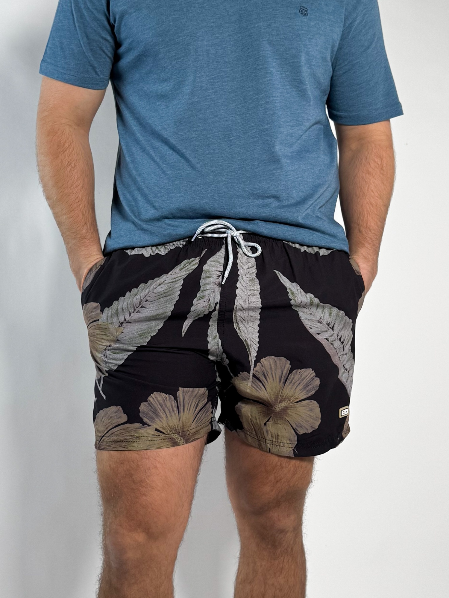 Short de baño estampado Dalmau