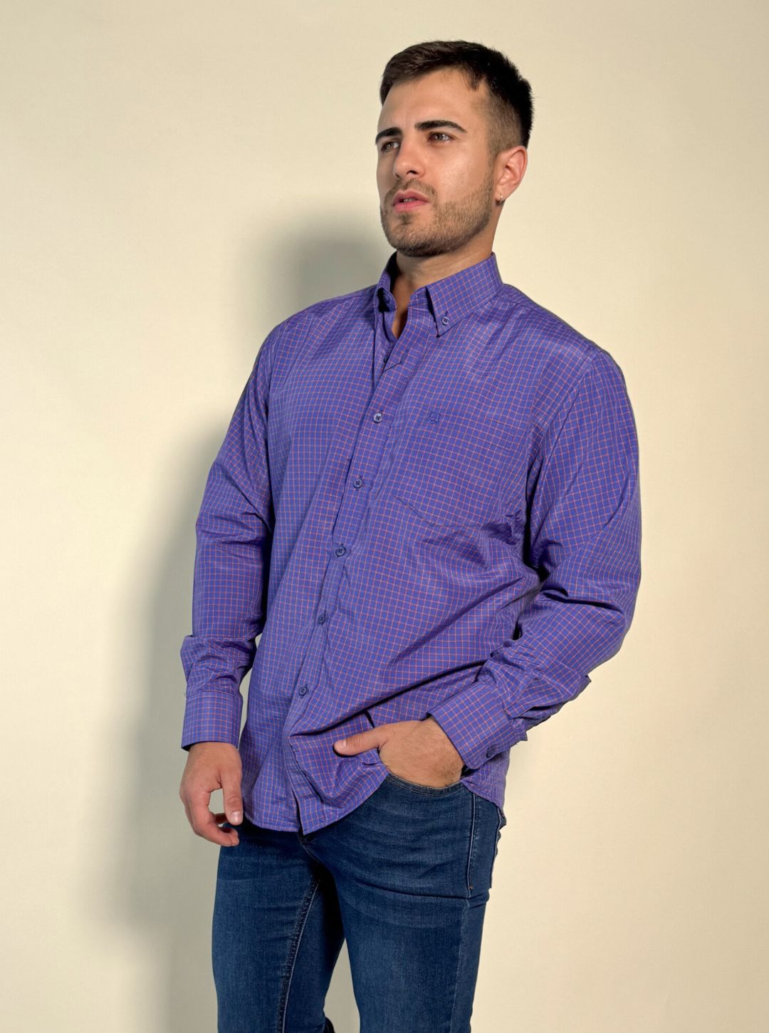 Camisa a cuadros Ares