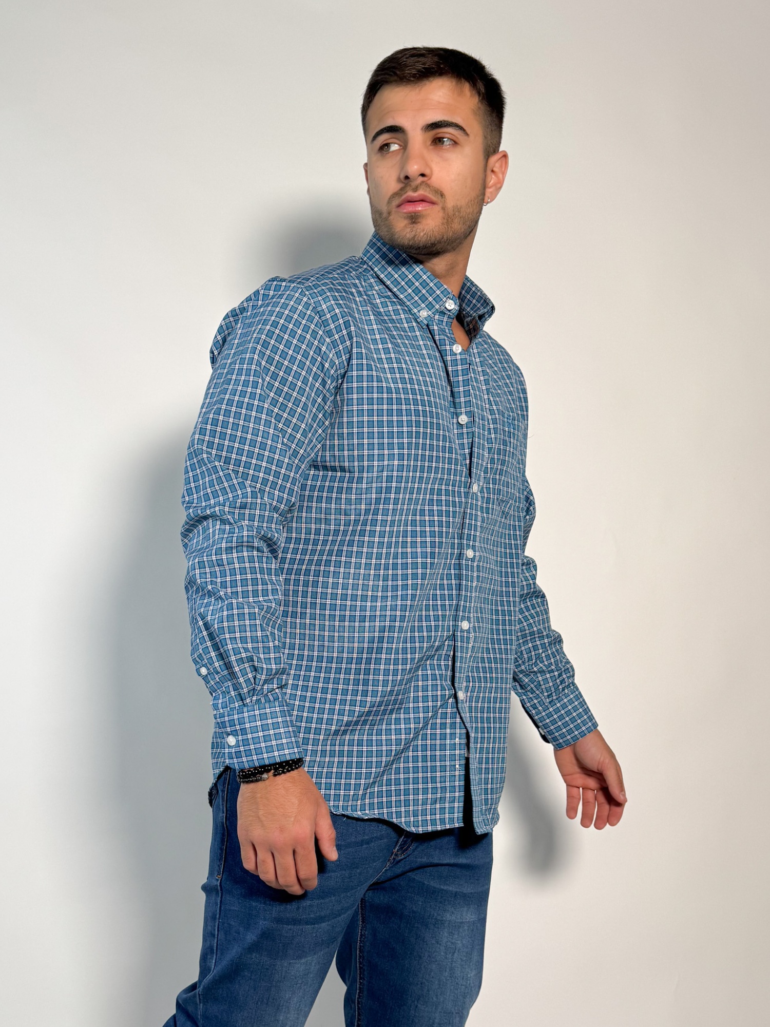 Camisa a cuadros Cronos