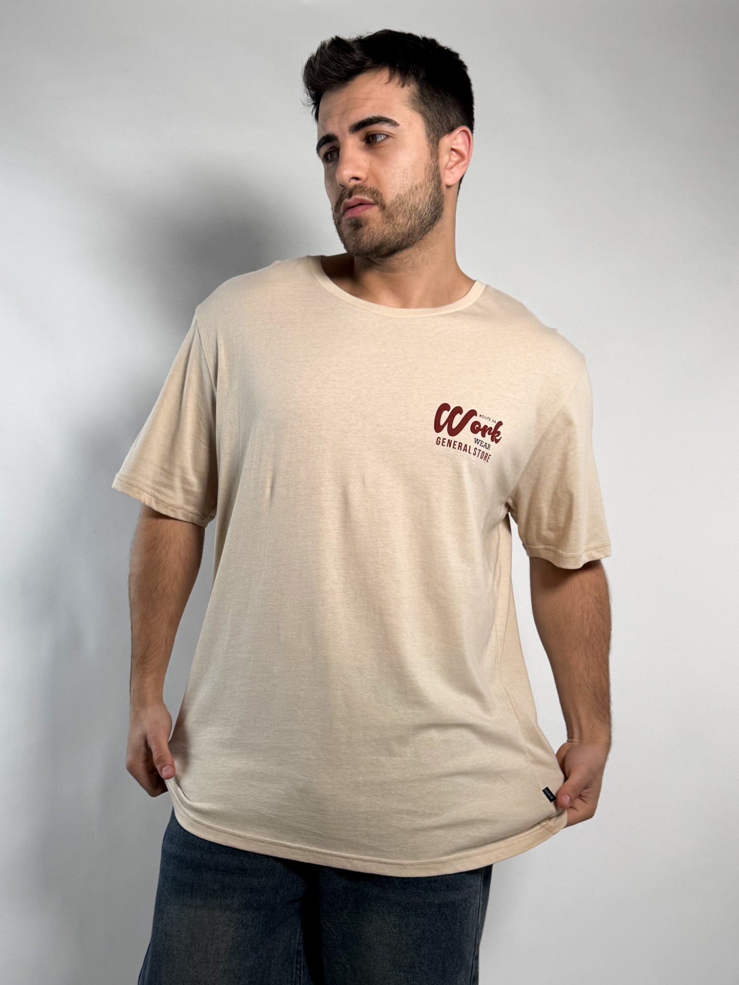 Remera oversize con estampa Ponce 