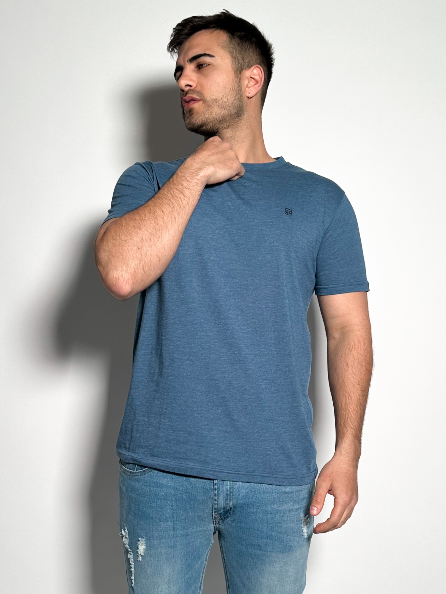 Remera lisa manga corta Timo