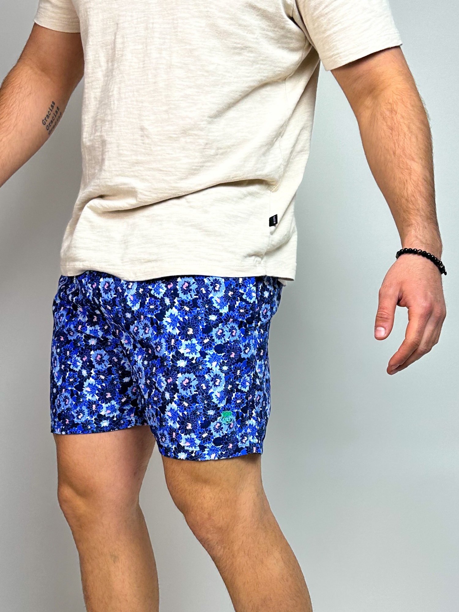 Short de baño estampado Volpe