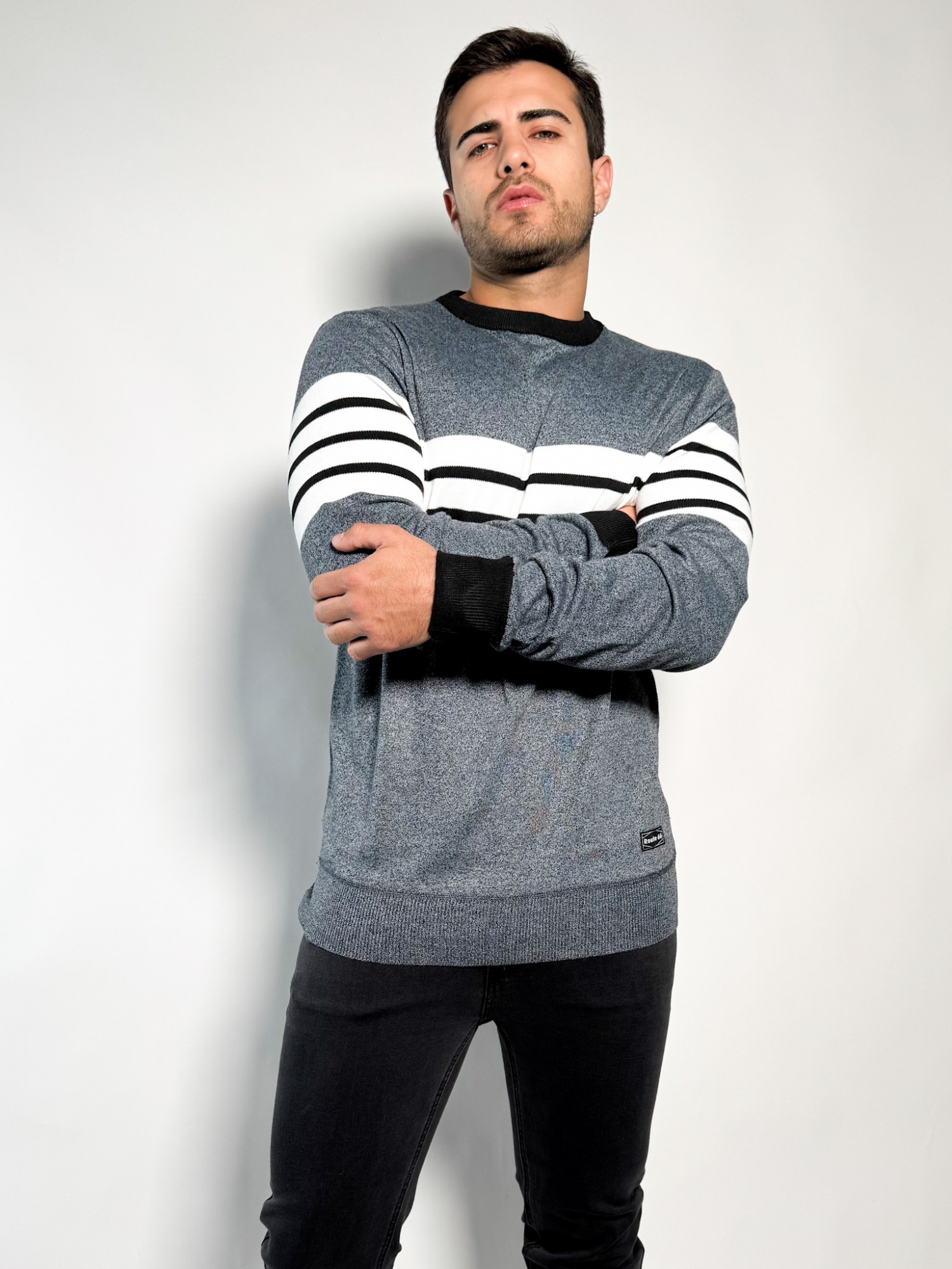 Buzo rayado tejido Paco