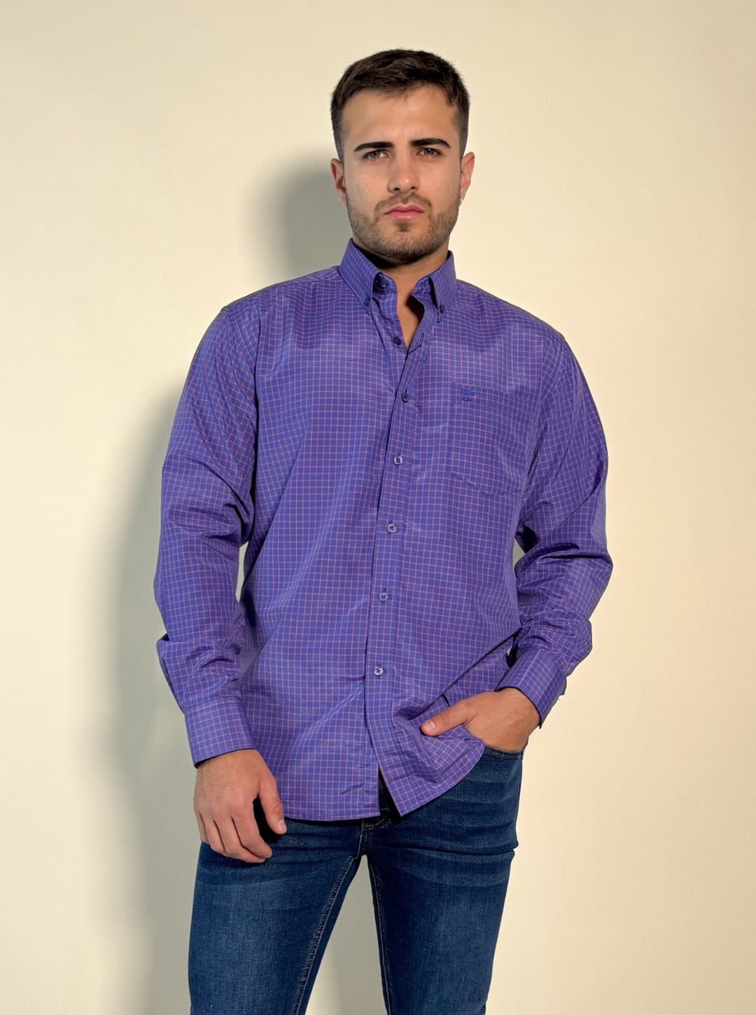 Camisa a cuadros Ares