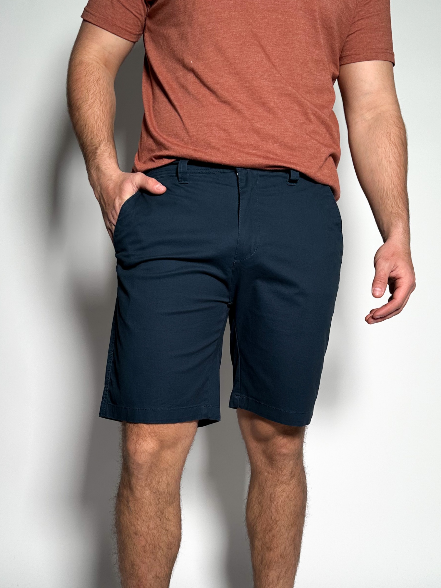 Bermuda corte vestir en gabardina Pekin