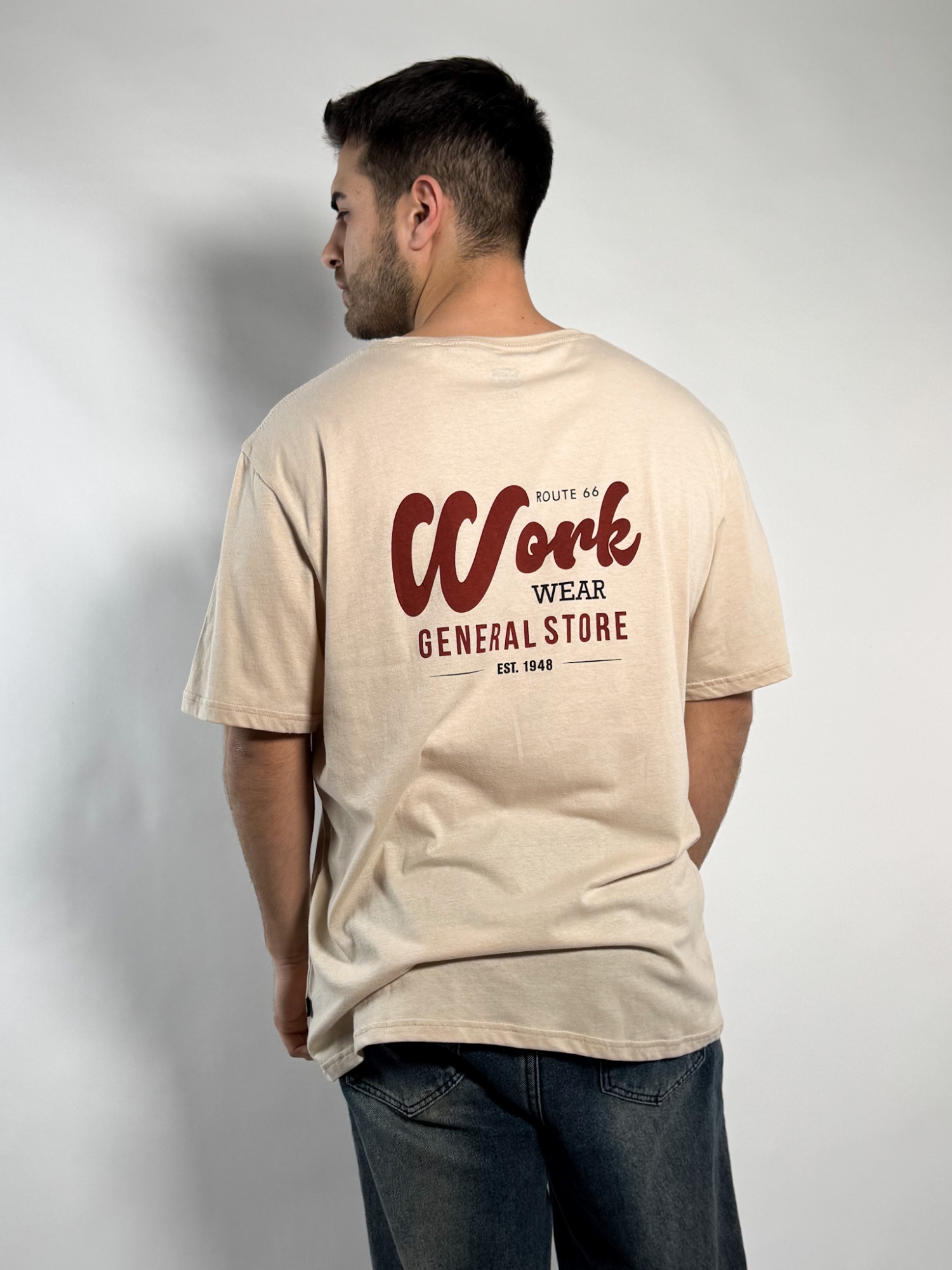 Remera oversize con estampa Ponce 