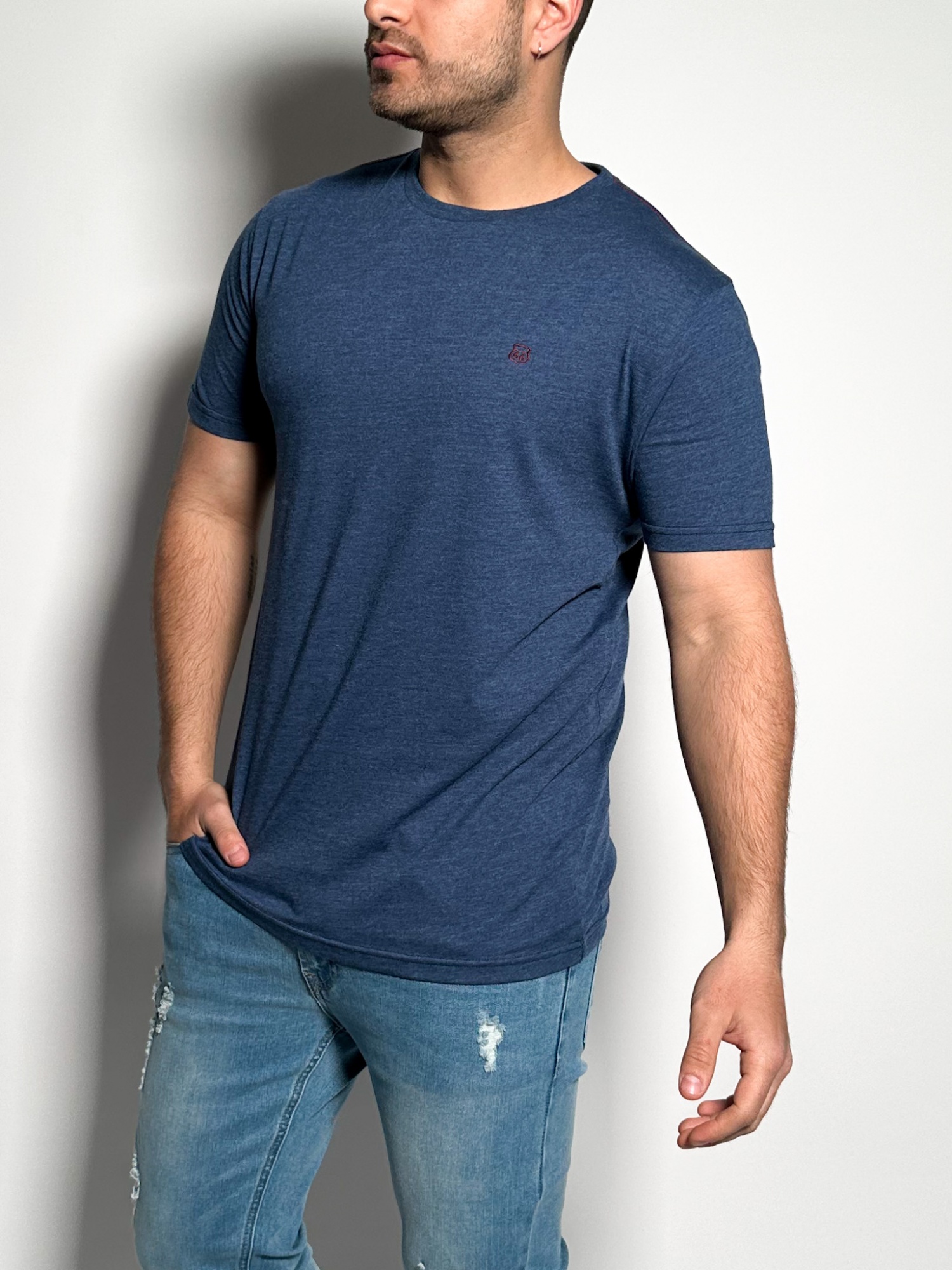 Remera lisa manga corta Timo