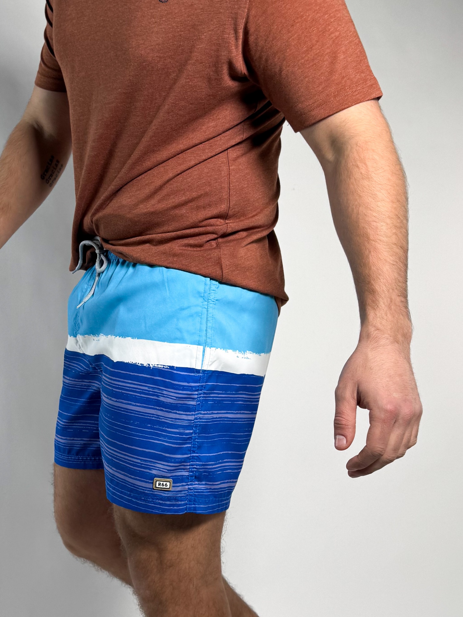 Short de baño estampado Ferro