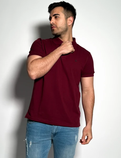 Remera polo pique lisa Lux