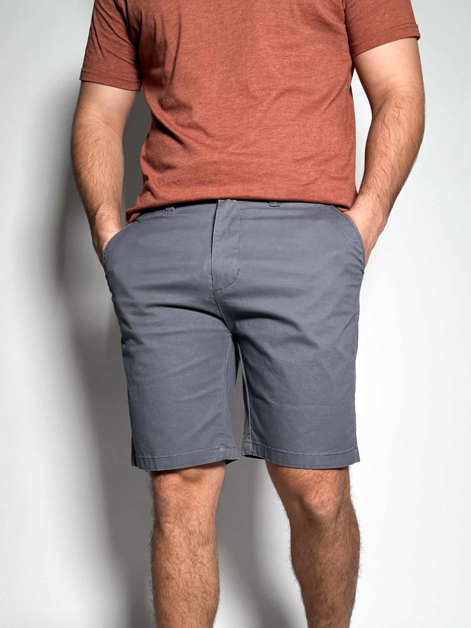 Bermuda corte vestir en gabardina Pekin