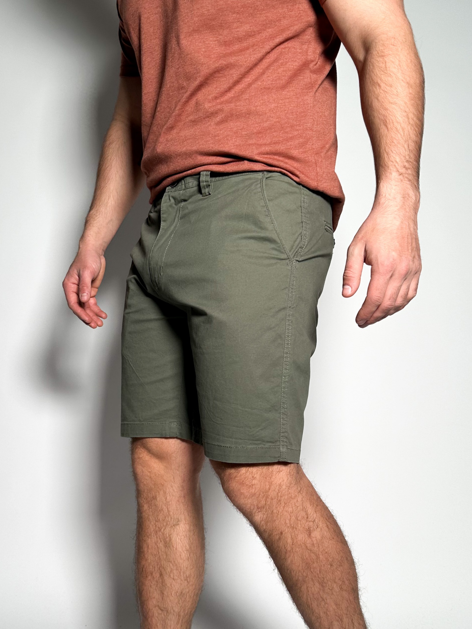 Bermuda corte vestir en gabardina Pekin