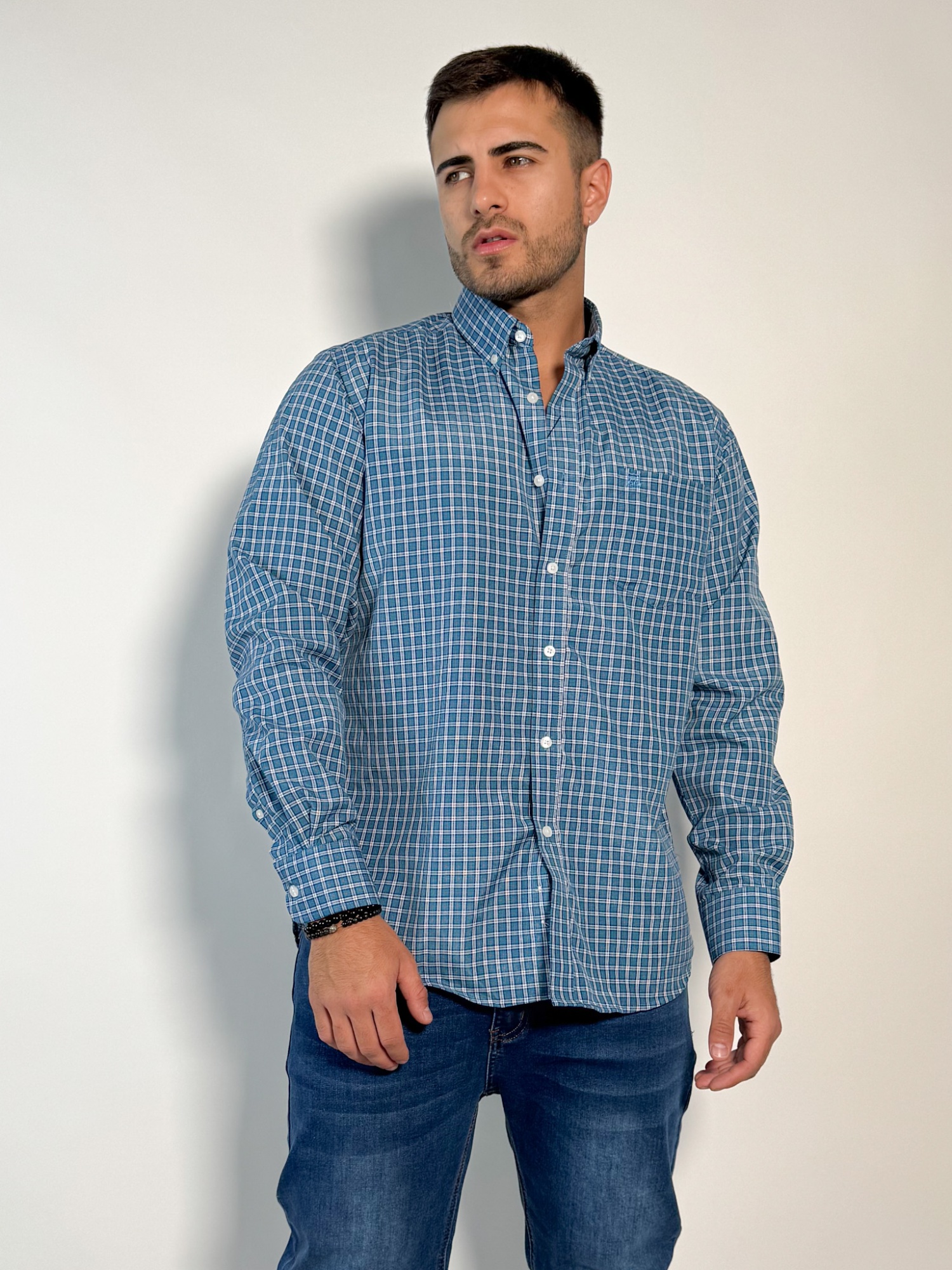 Camisa a cuadros Cronos