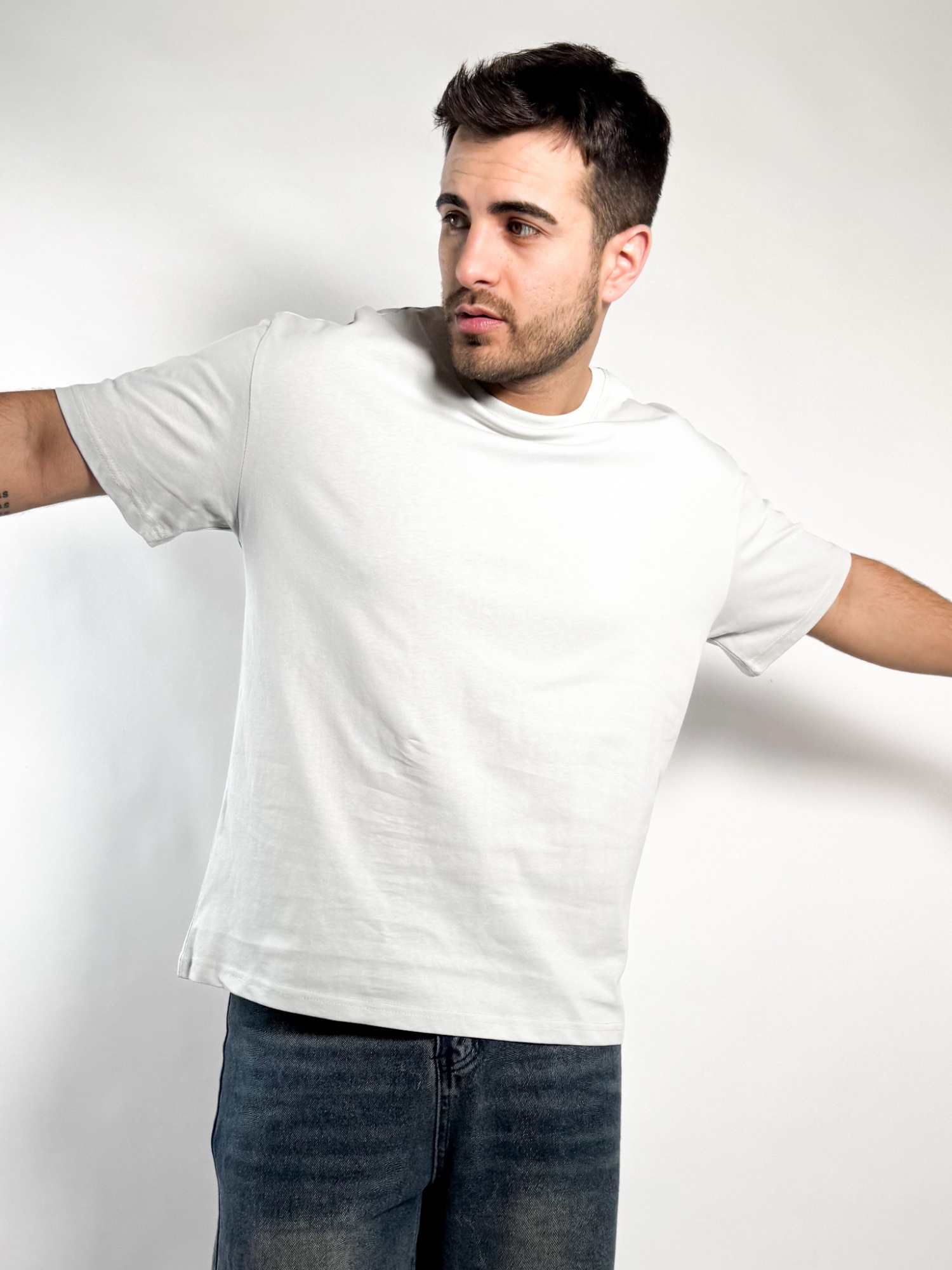 Remera oversize con estampa con relieve Bal 