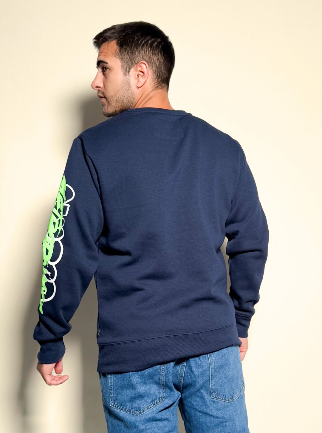 Buzo cuello a la base estampado Rami 