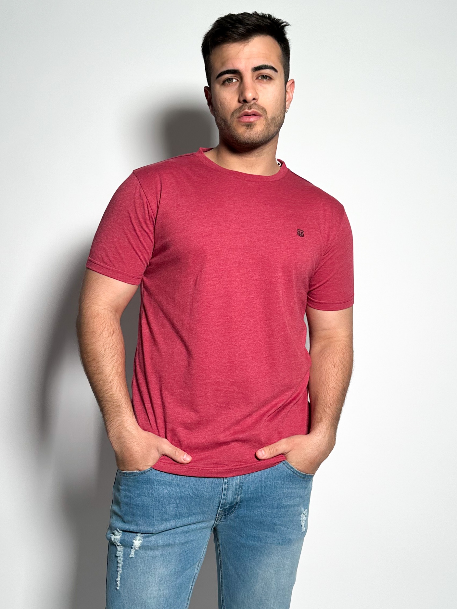 Remera lisa manga corta Timo