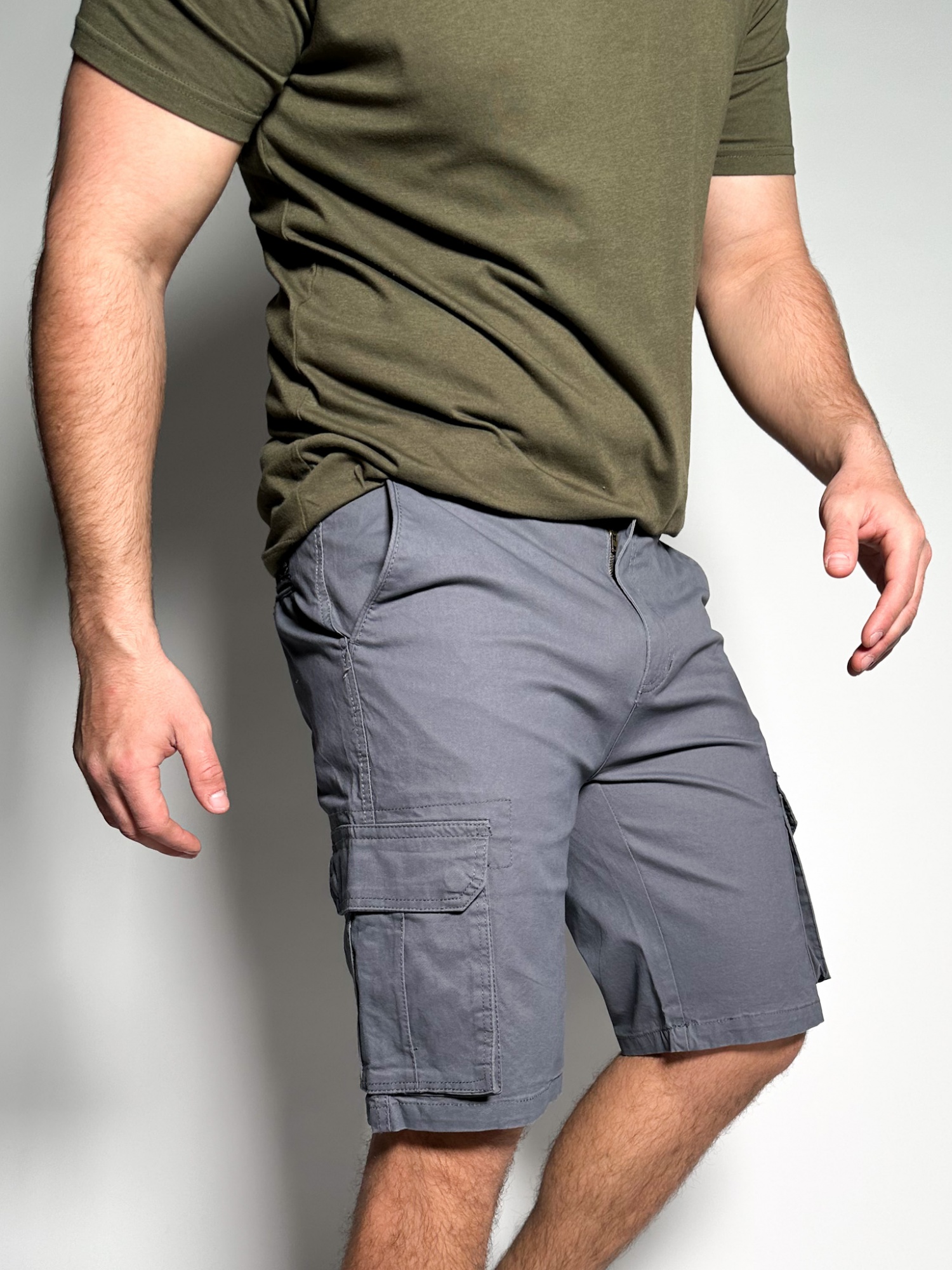 Bermuda cargo de gabardina Nairobi