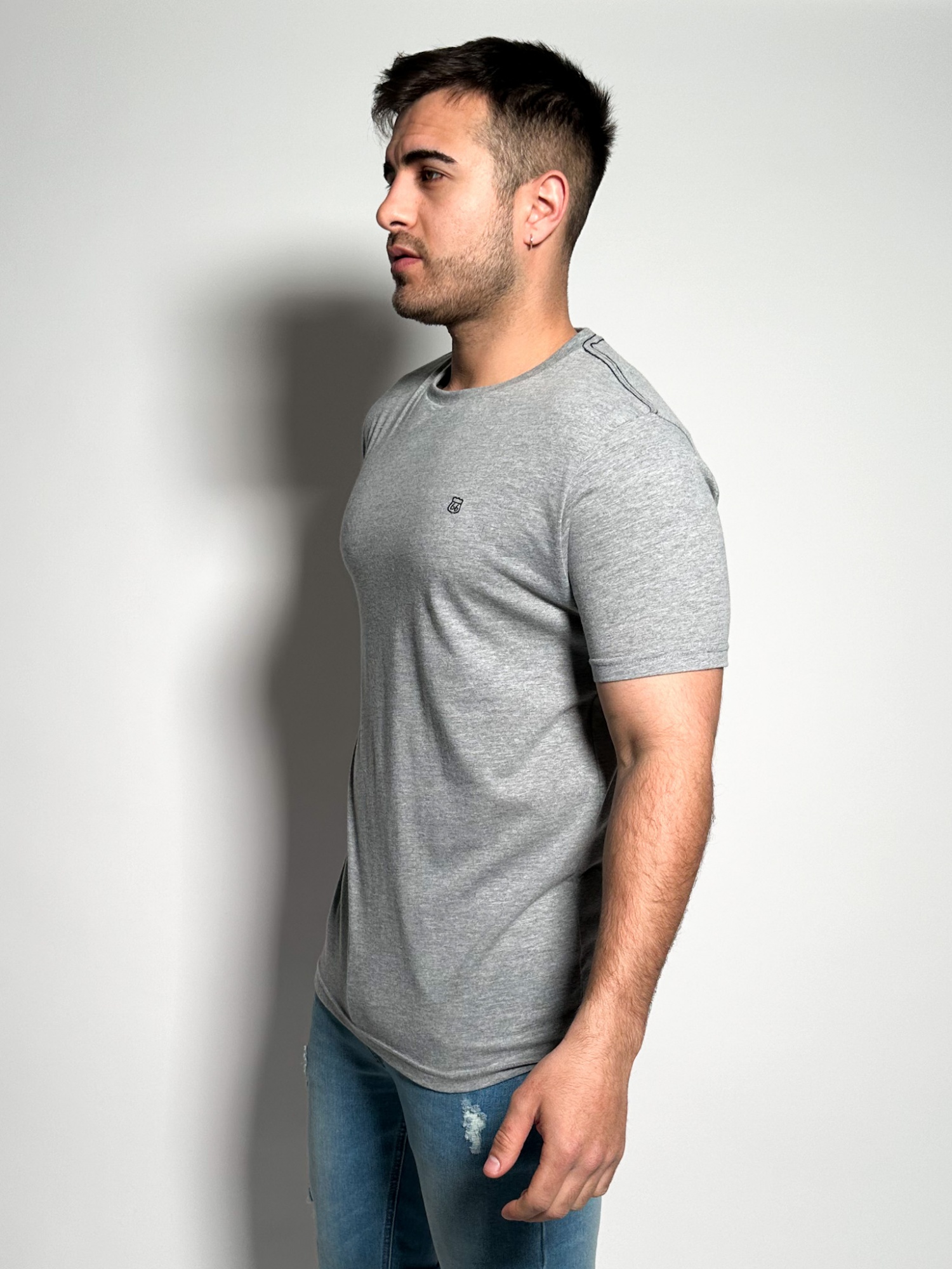 Remera lisa manga corta Timo