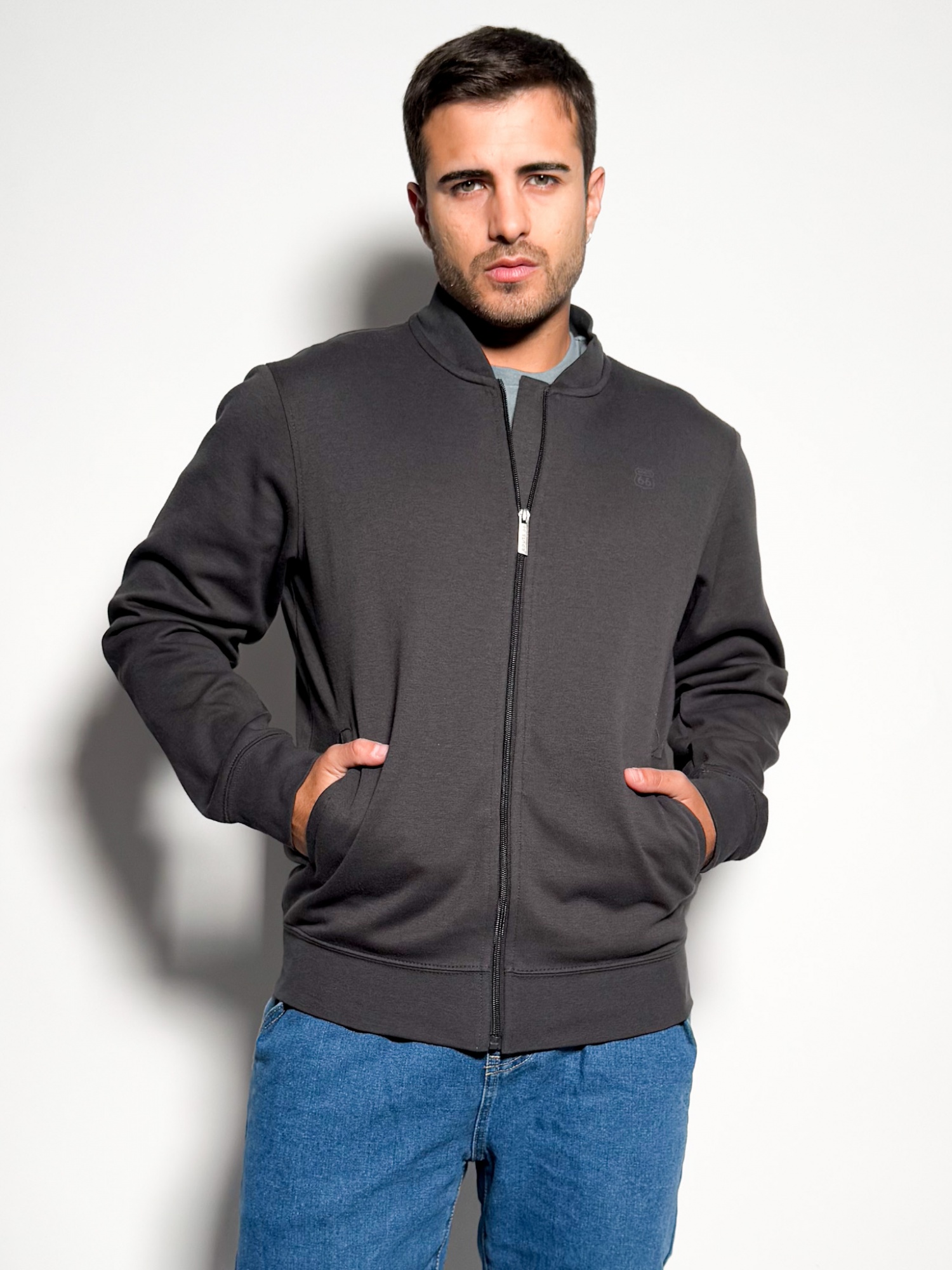 Campera bomber de algodon Evans