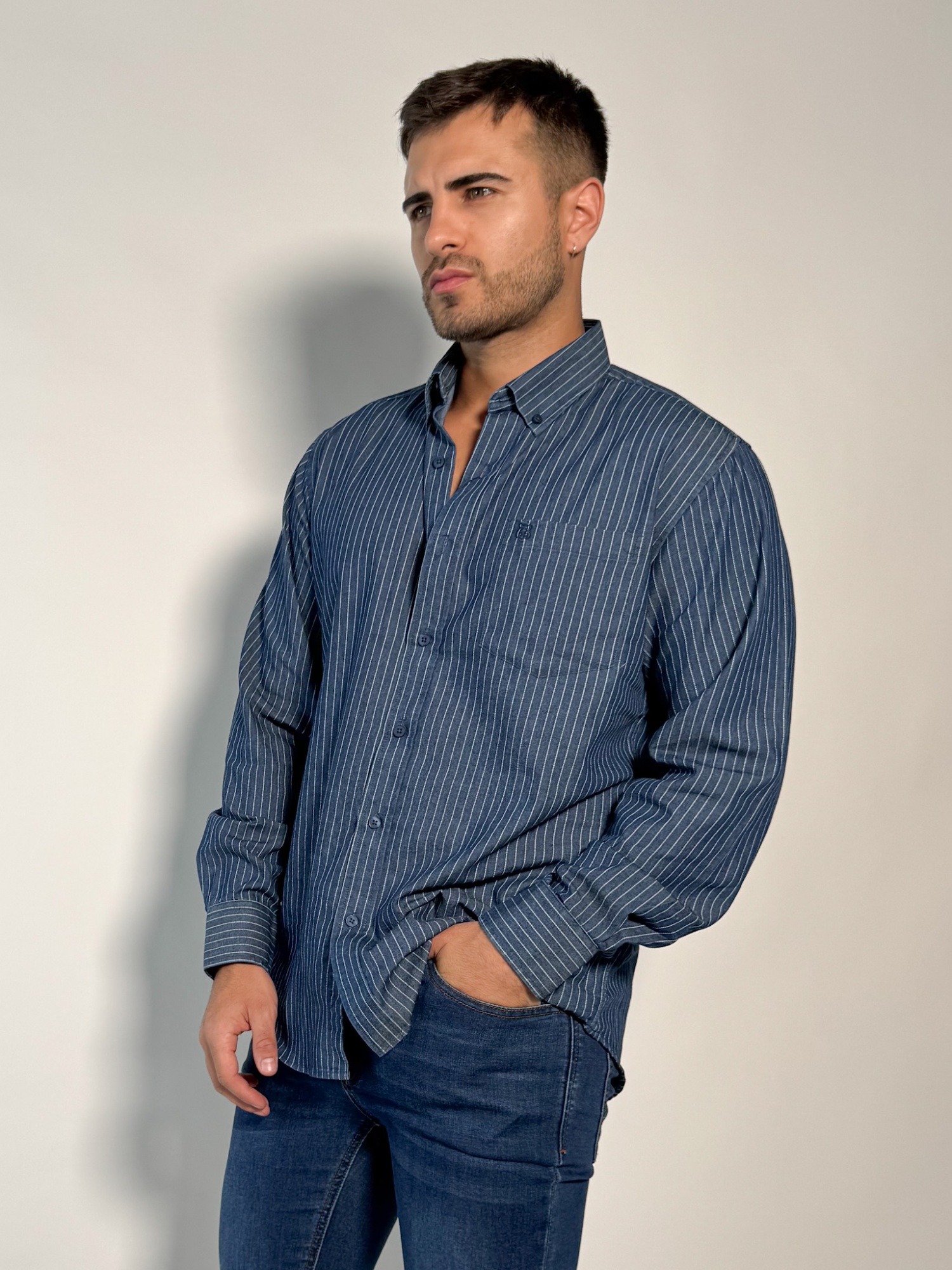 Camisa de jean Cerbero