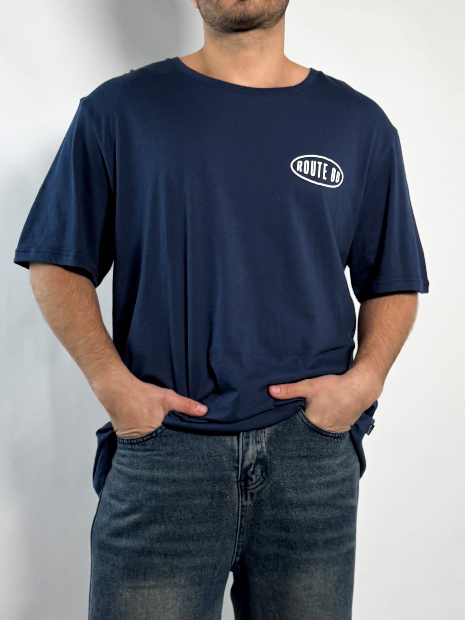 Remera oversize con estampa Polino