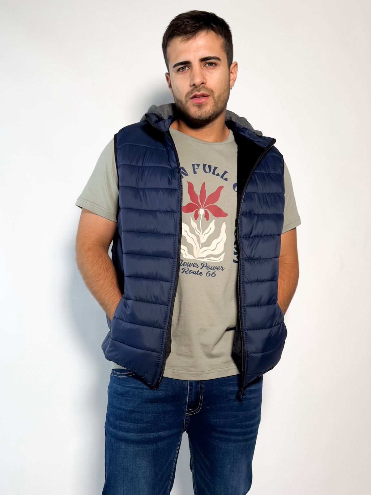 Chaleco con capucha desmontable Timon 