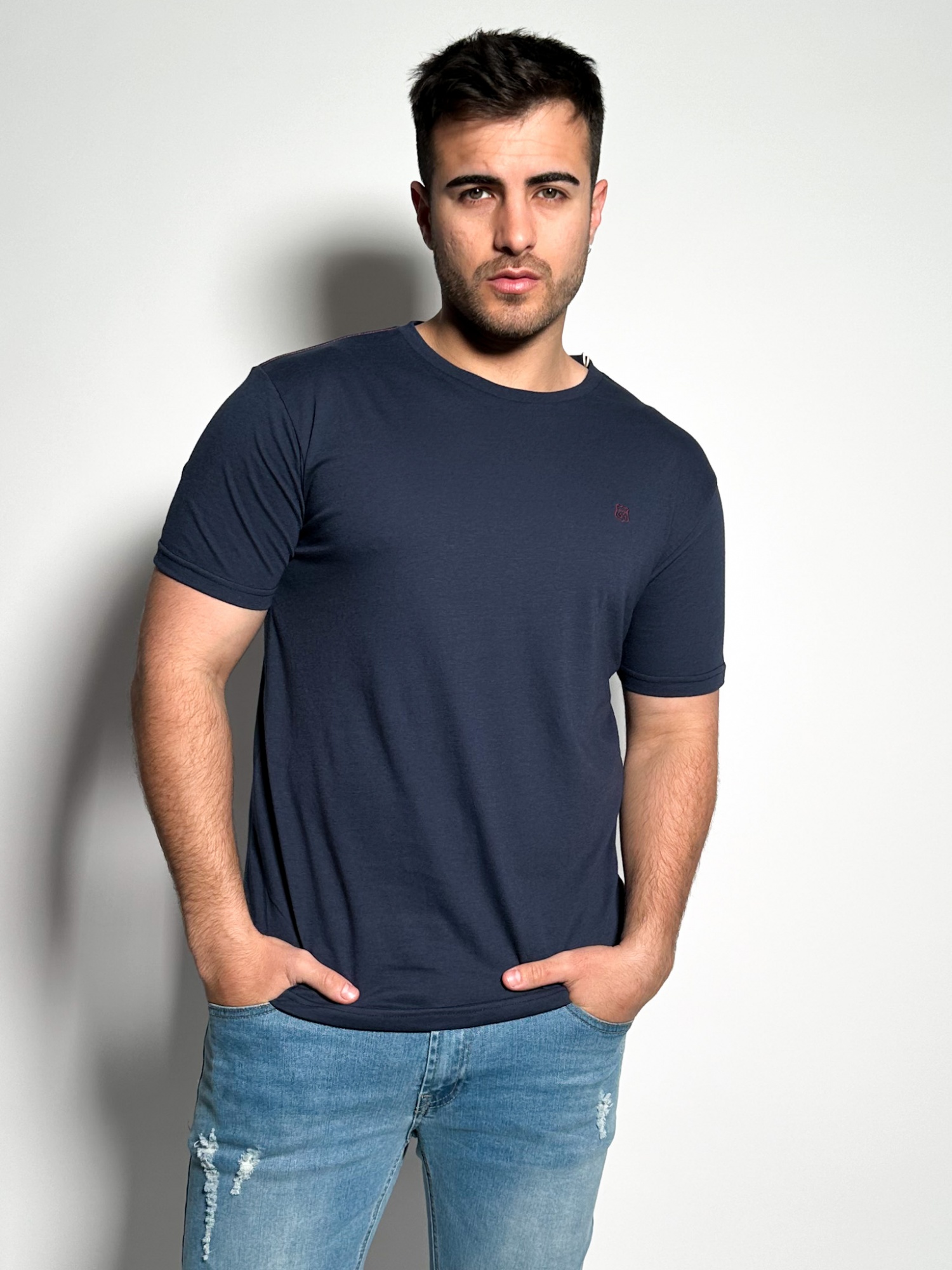 Remera lisa manga corta Timo