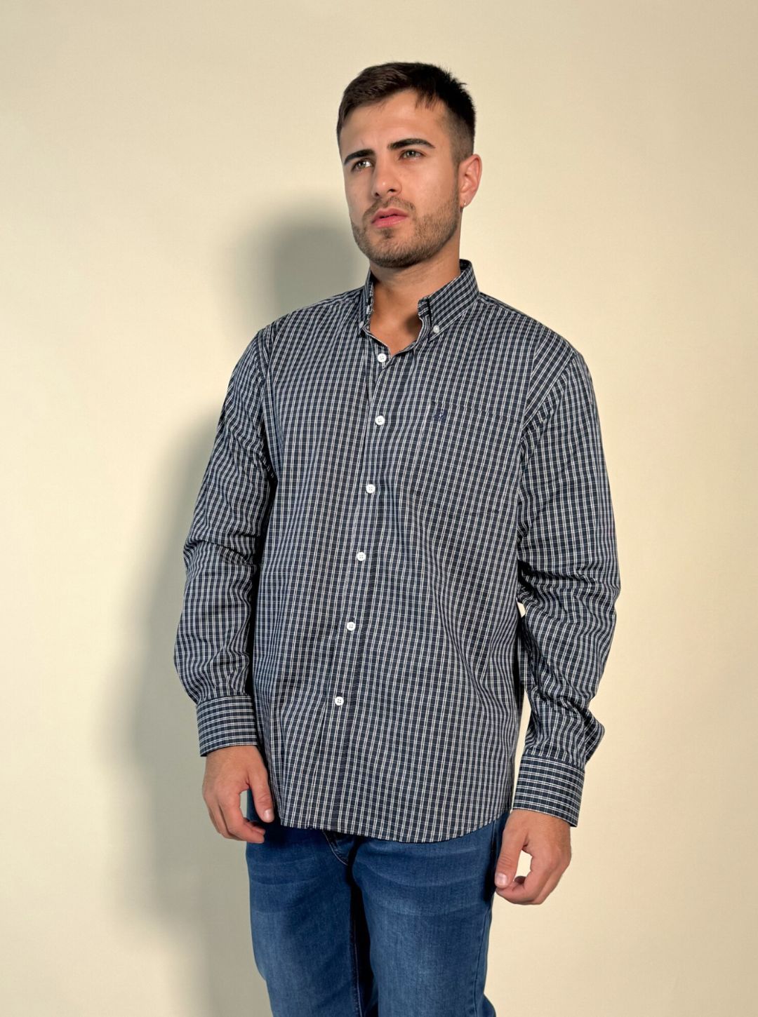 Camisa a cuadros Adonis