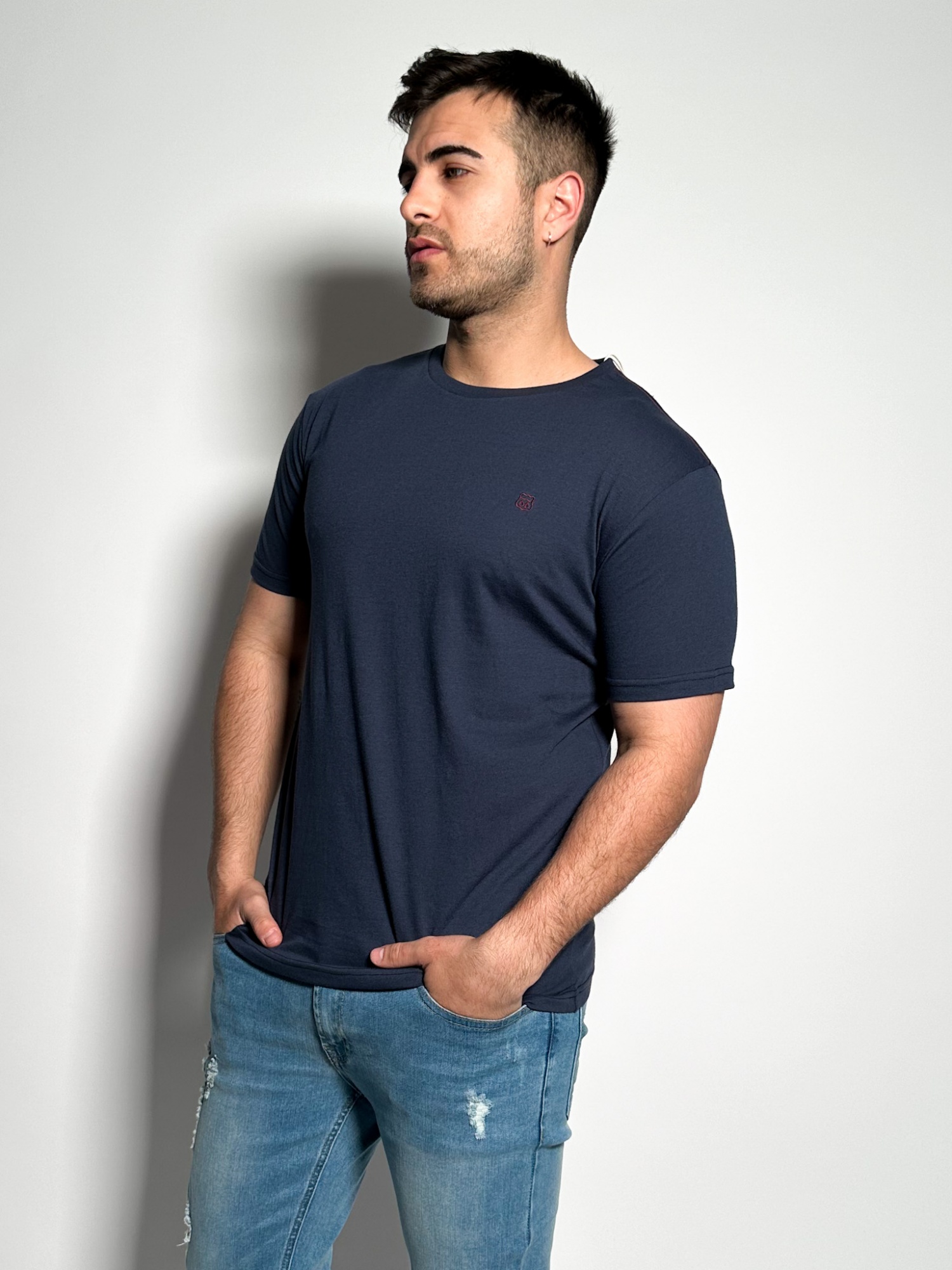 Remera lisa manga corta Timo