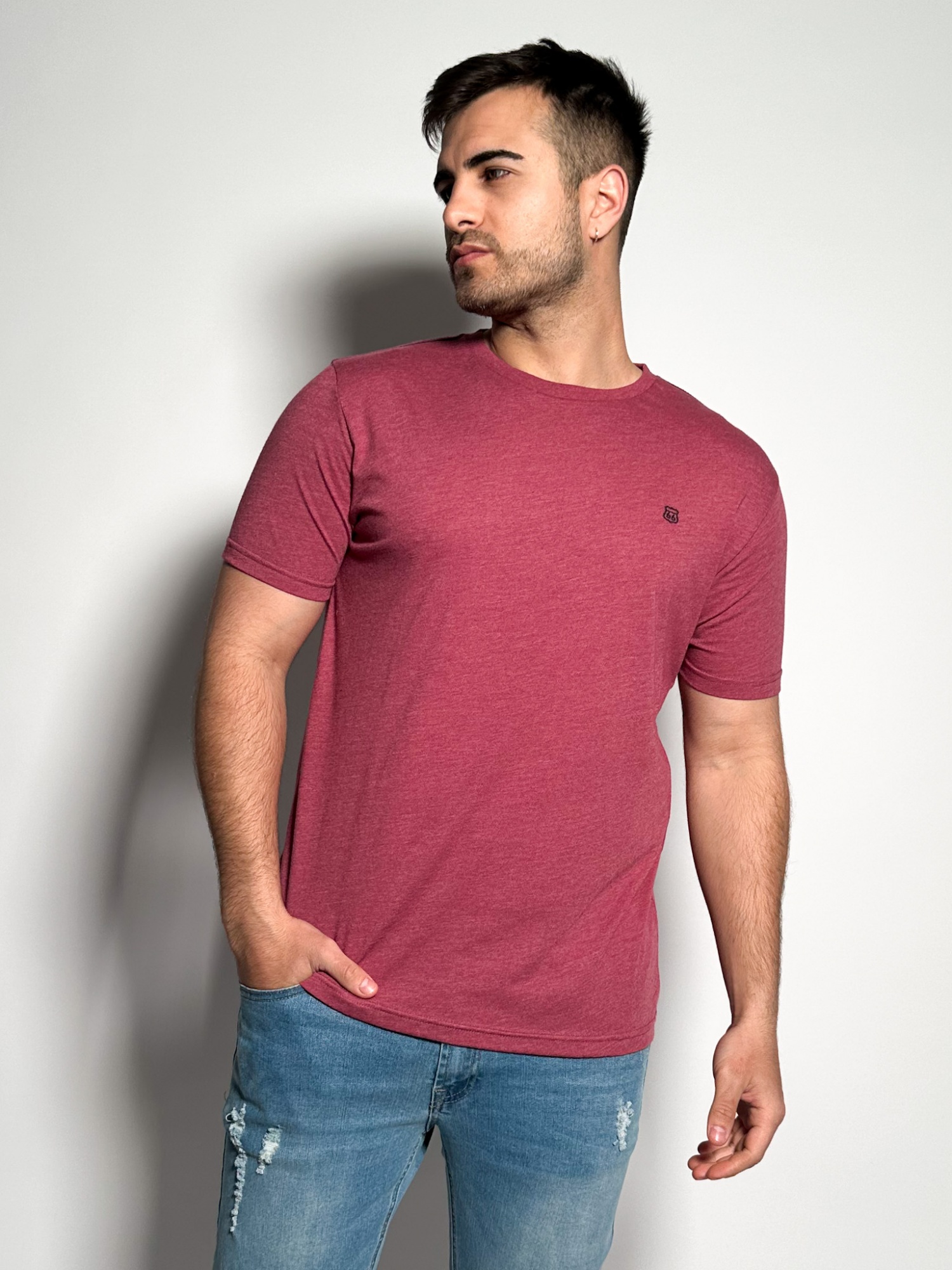 Remera lisa manga corta Timo