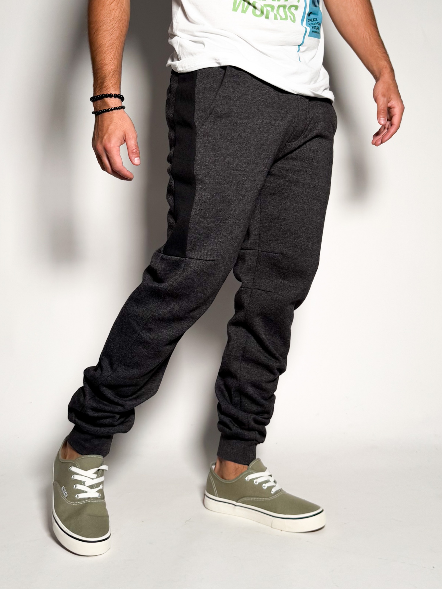 Jogger de algodon con puño Etan 