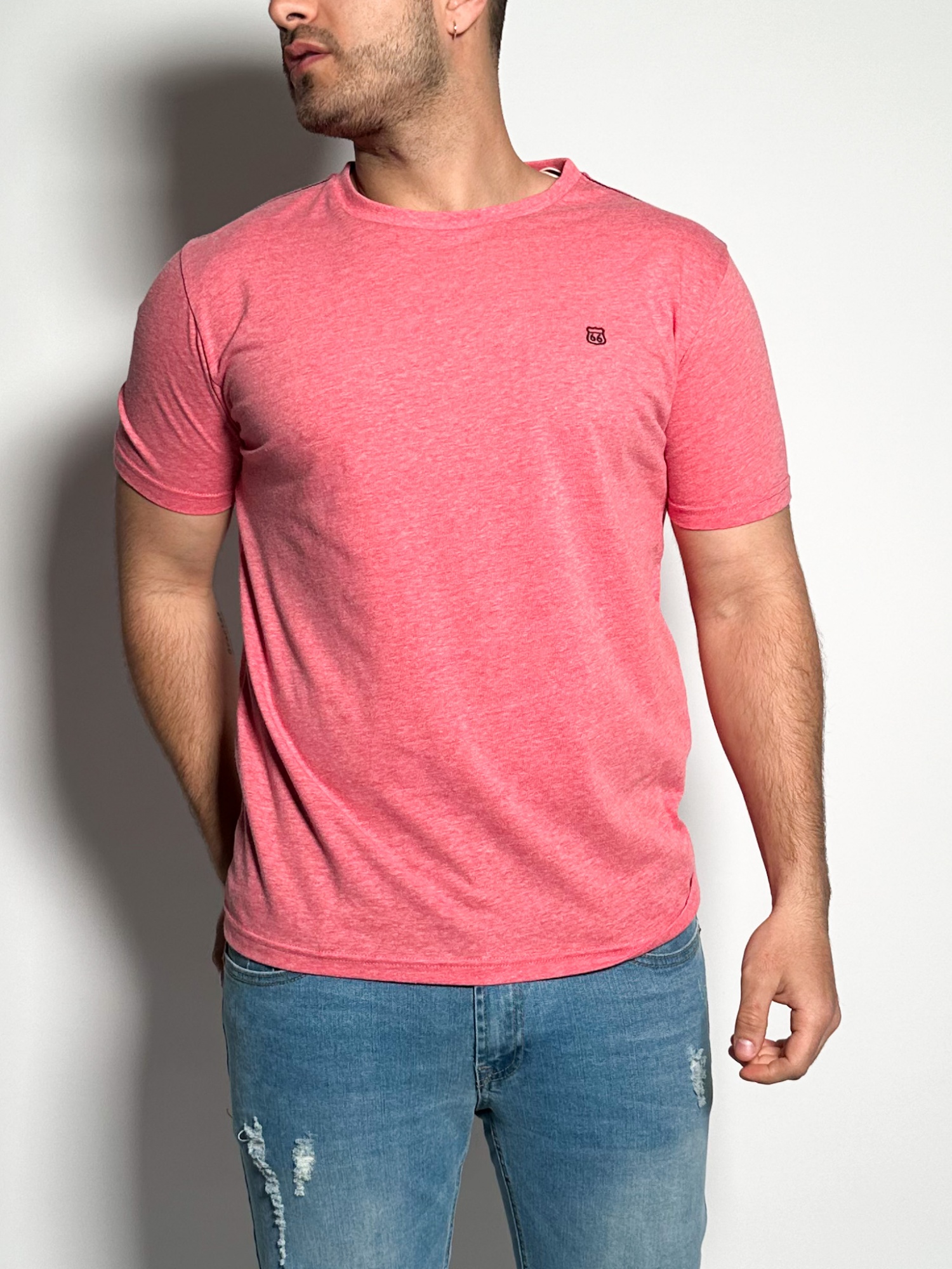 Remera lisa manga corta Timo