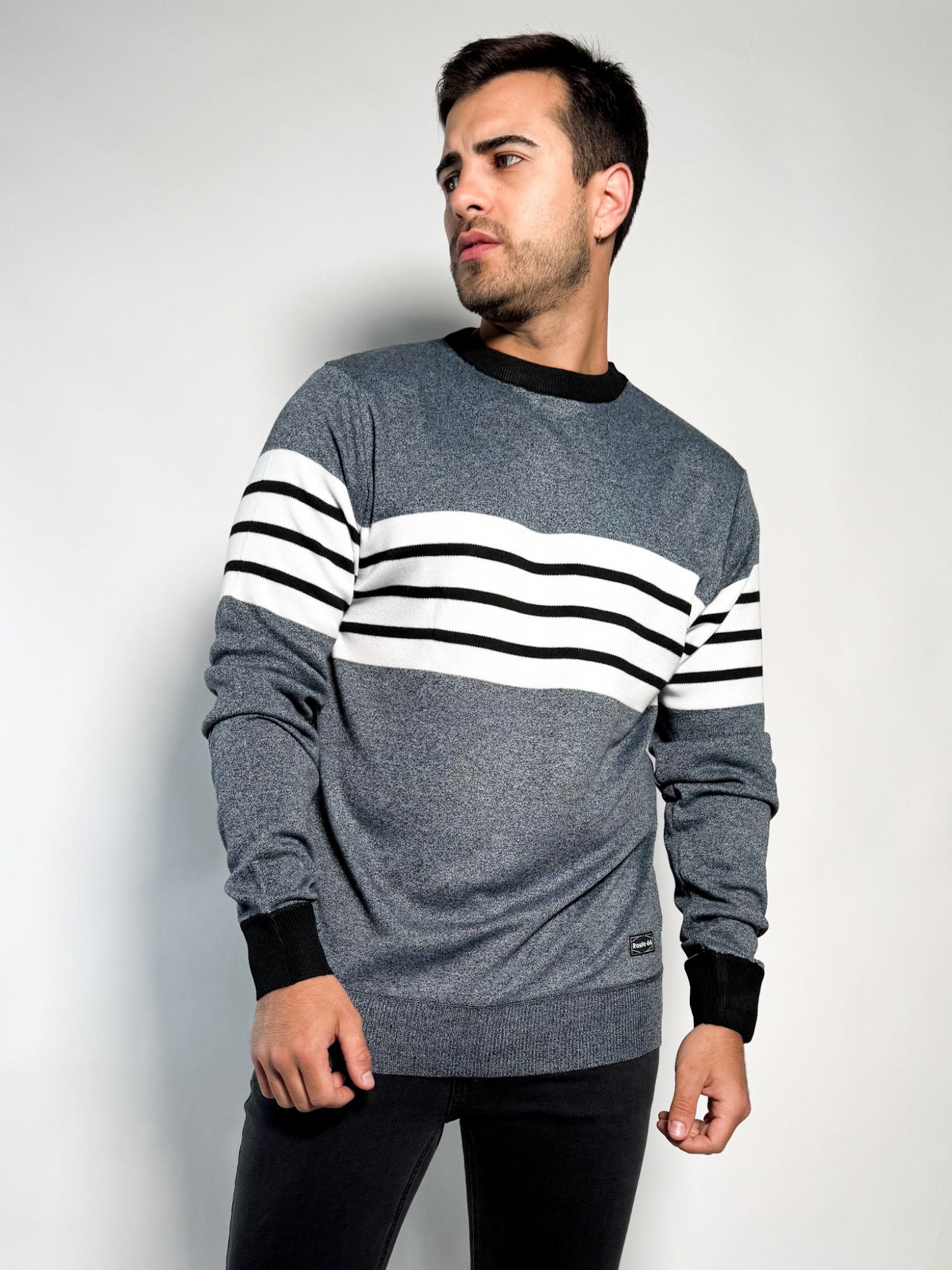Buzo rayado tejido Paco