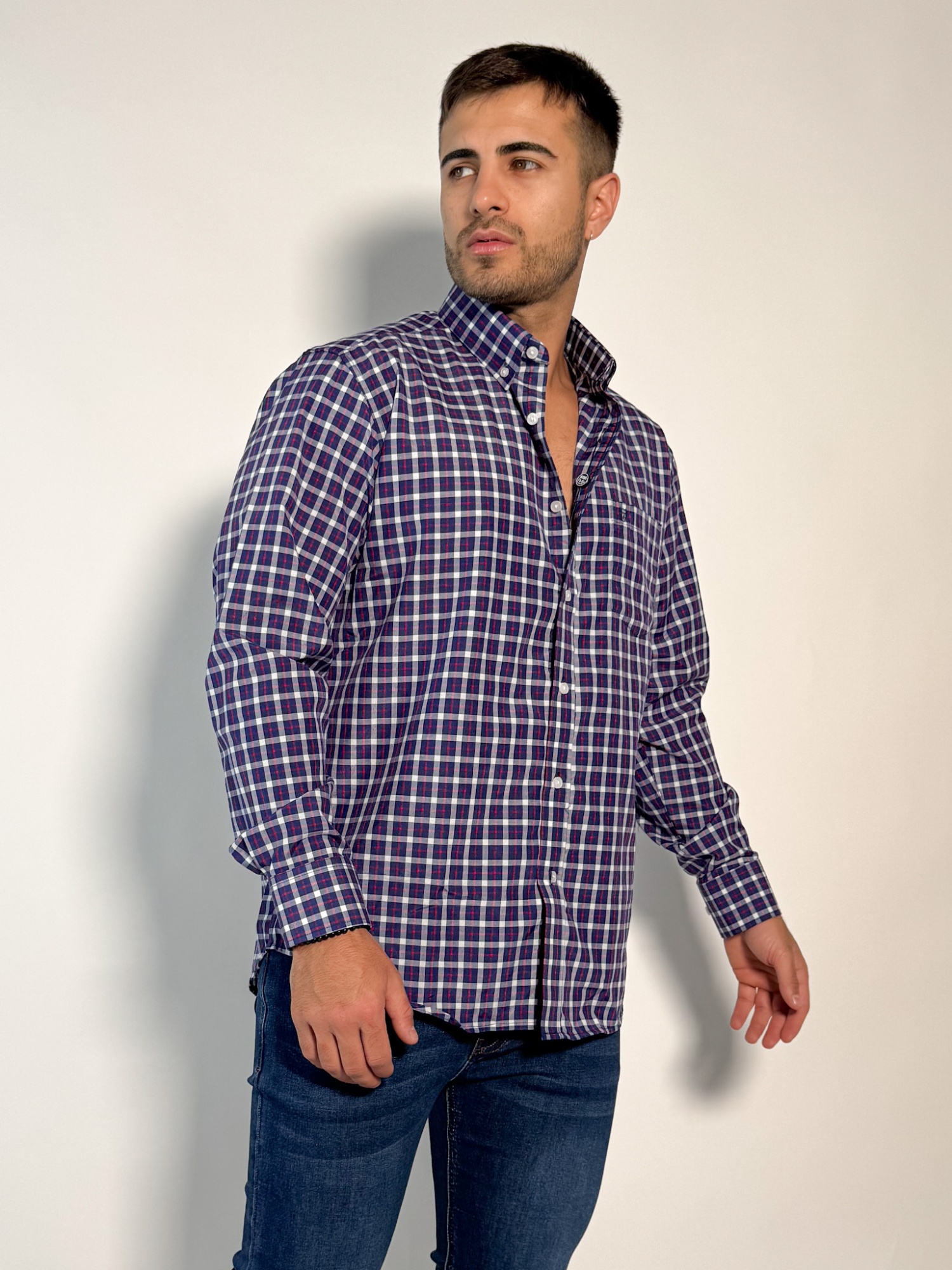 Camisa a cuadros Heracles