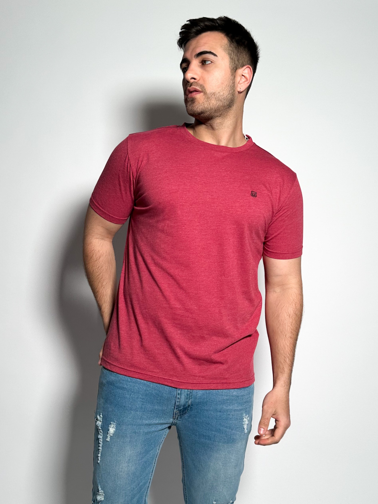 Remera lisa manga corta Timo