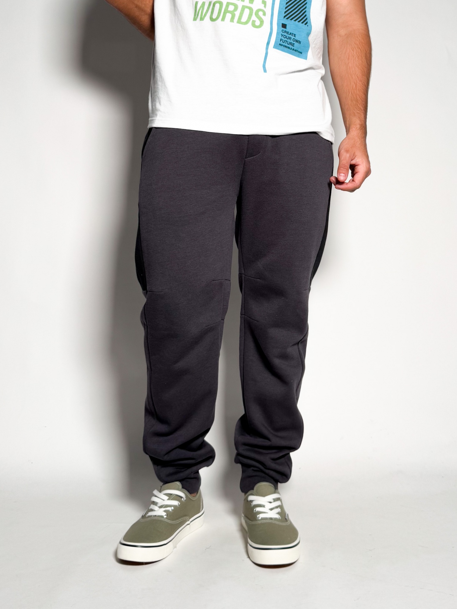 Jogger de algodon con puño Etan 