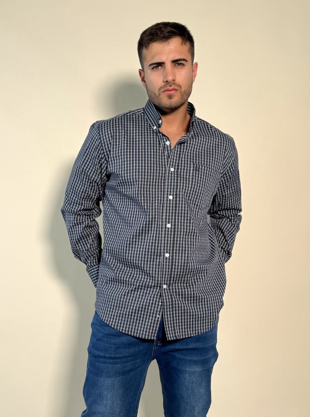 Camisa a cuadros Adonis