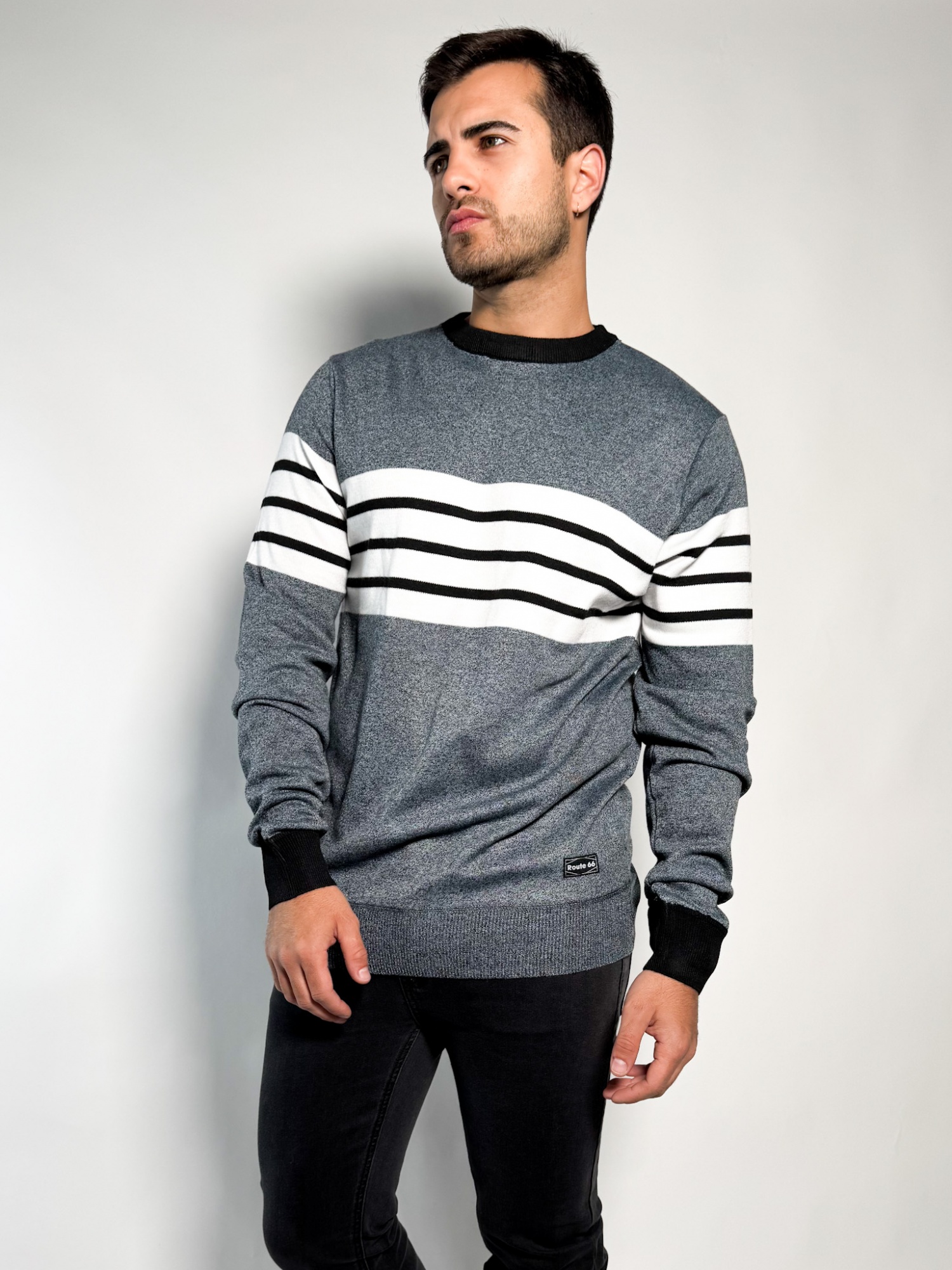 Buzo rayado tejido Paco