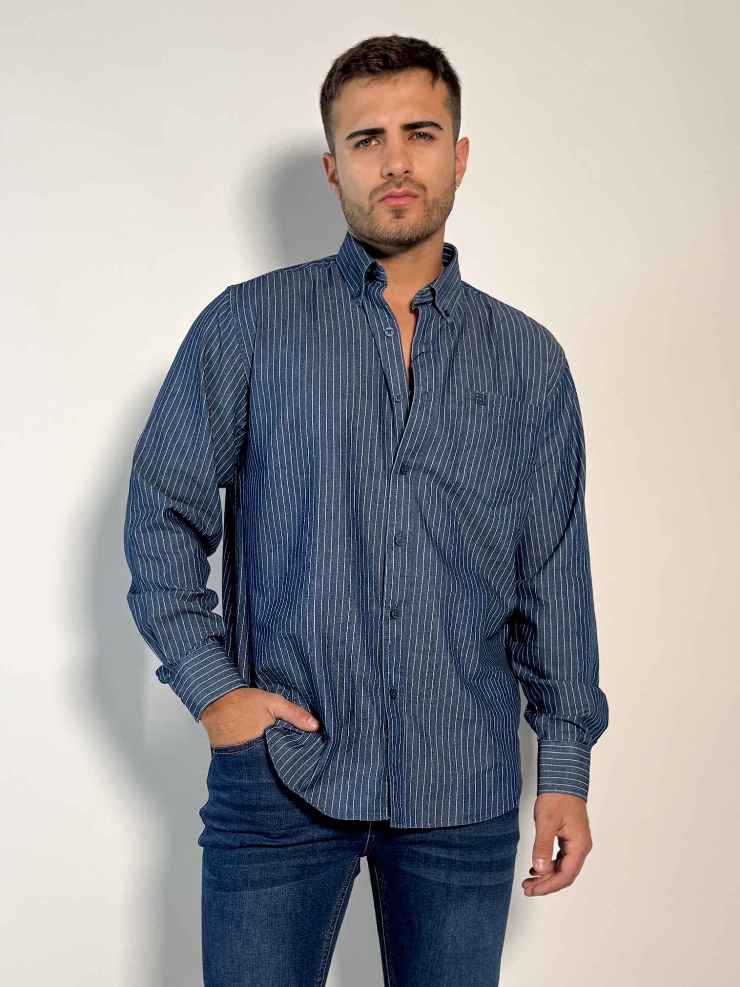 Camisa de jean Cerbero