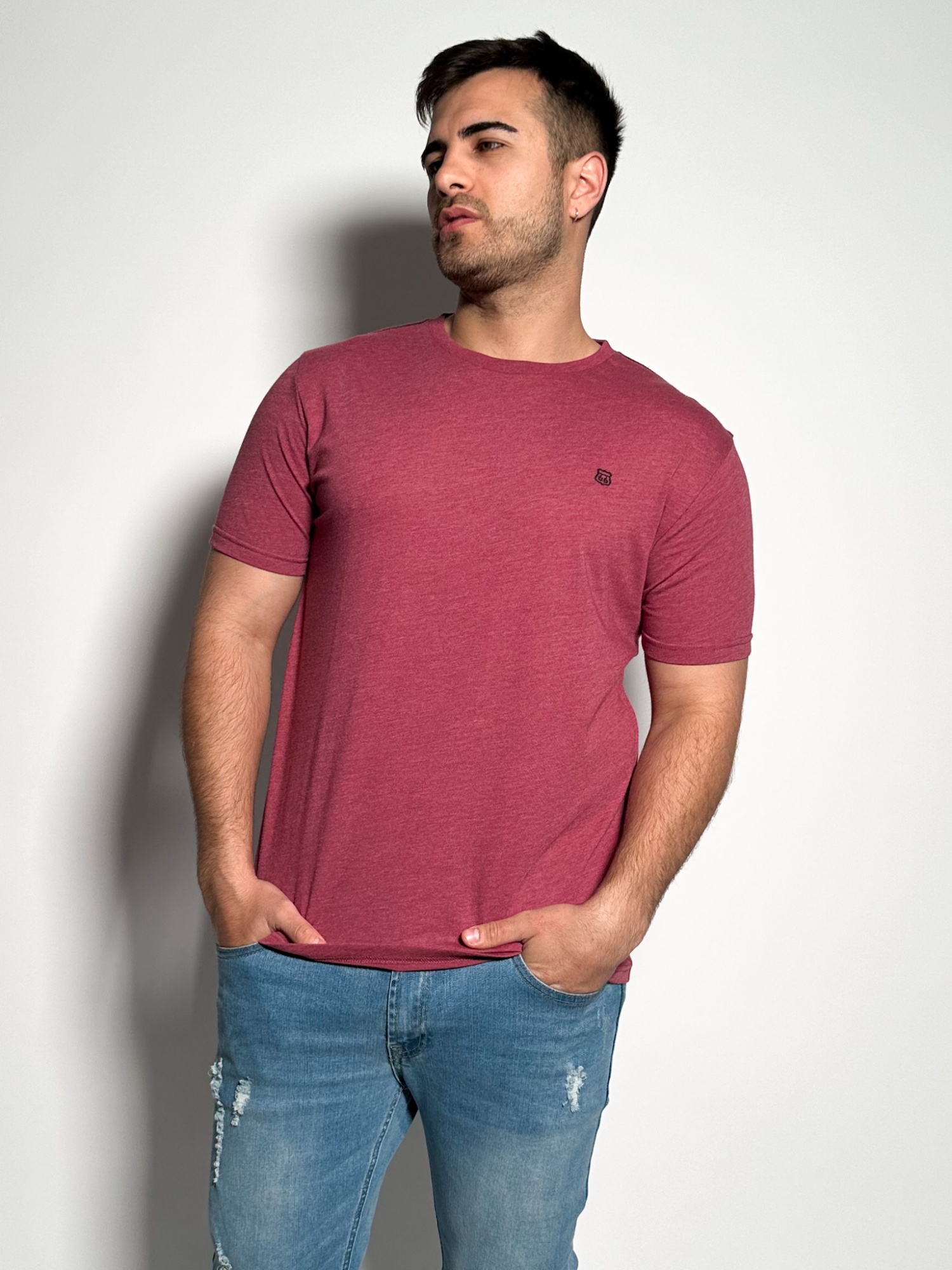 Remera lisa manga corta Timo