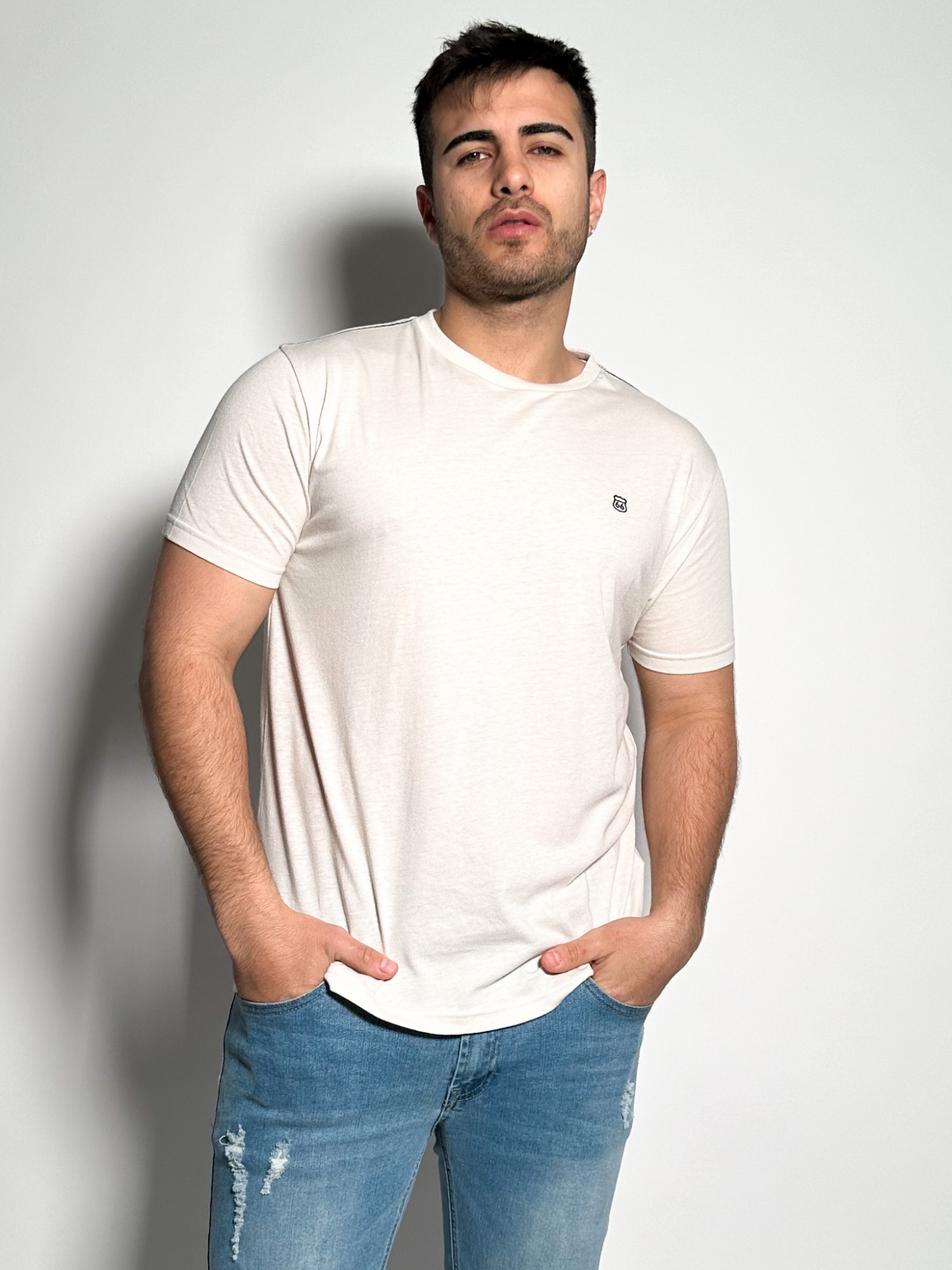 Remera lisa manga corta Timo