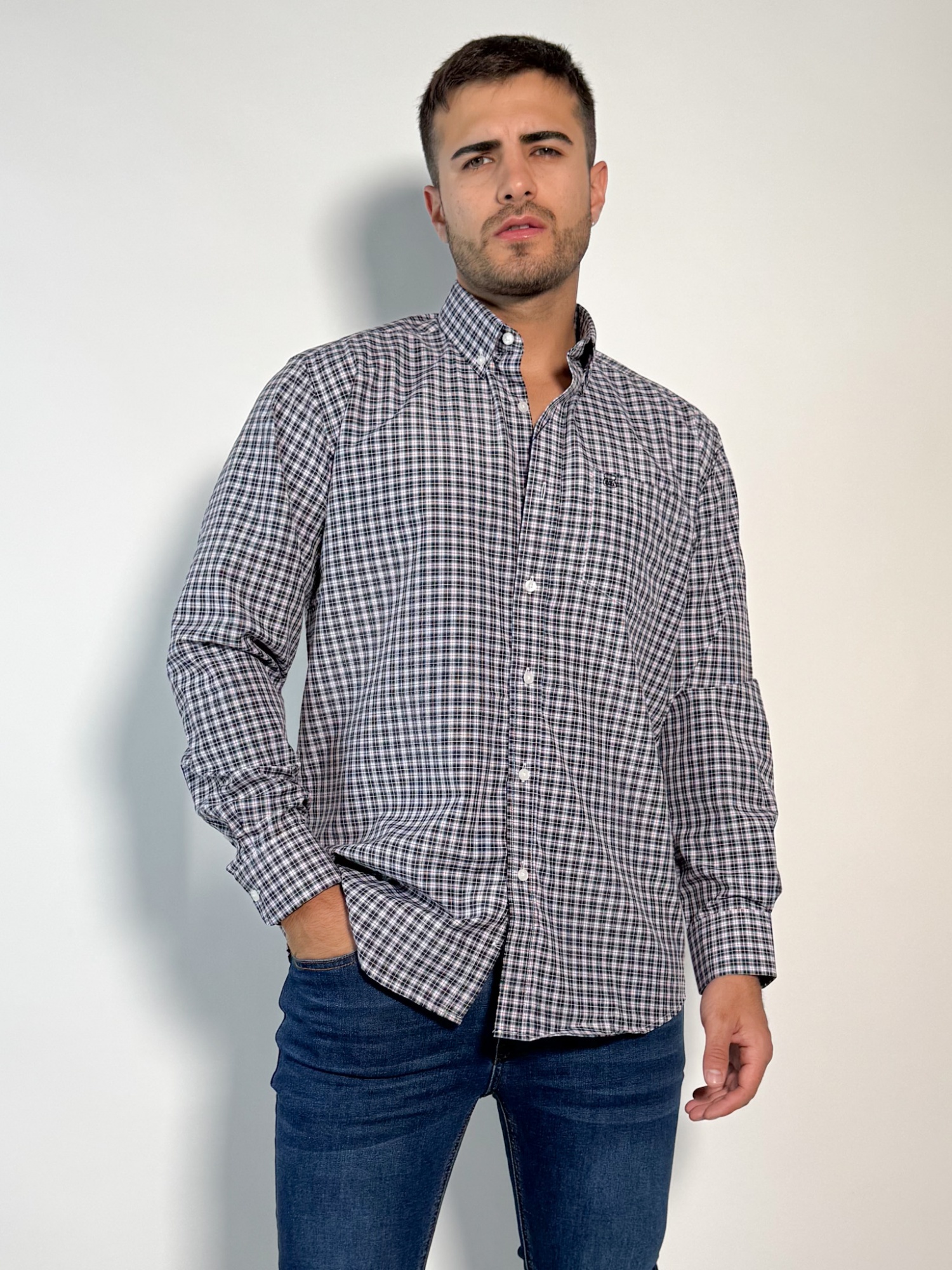 Camisa a cuadros Cronos