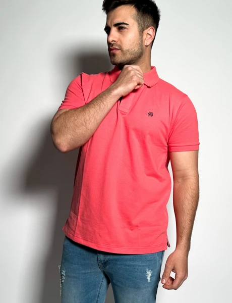 Remera polo pique lisa Lux