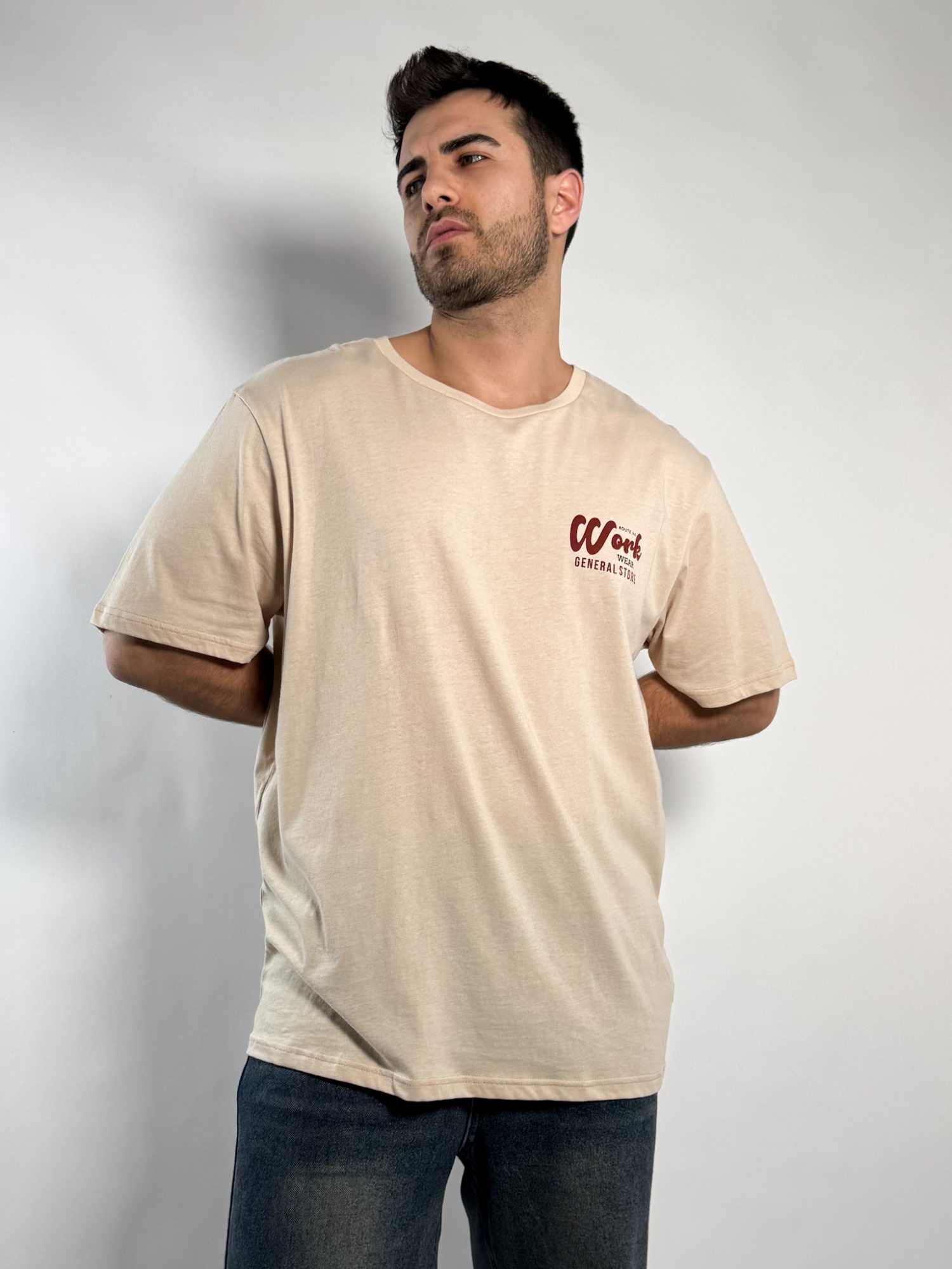 Remera oversize con estampa Ponce 