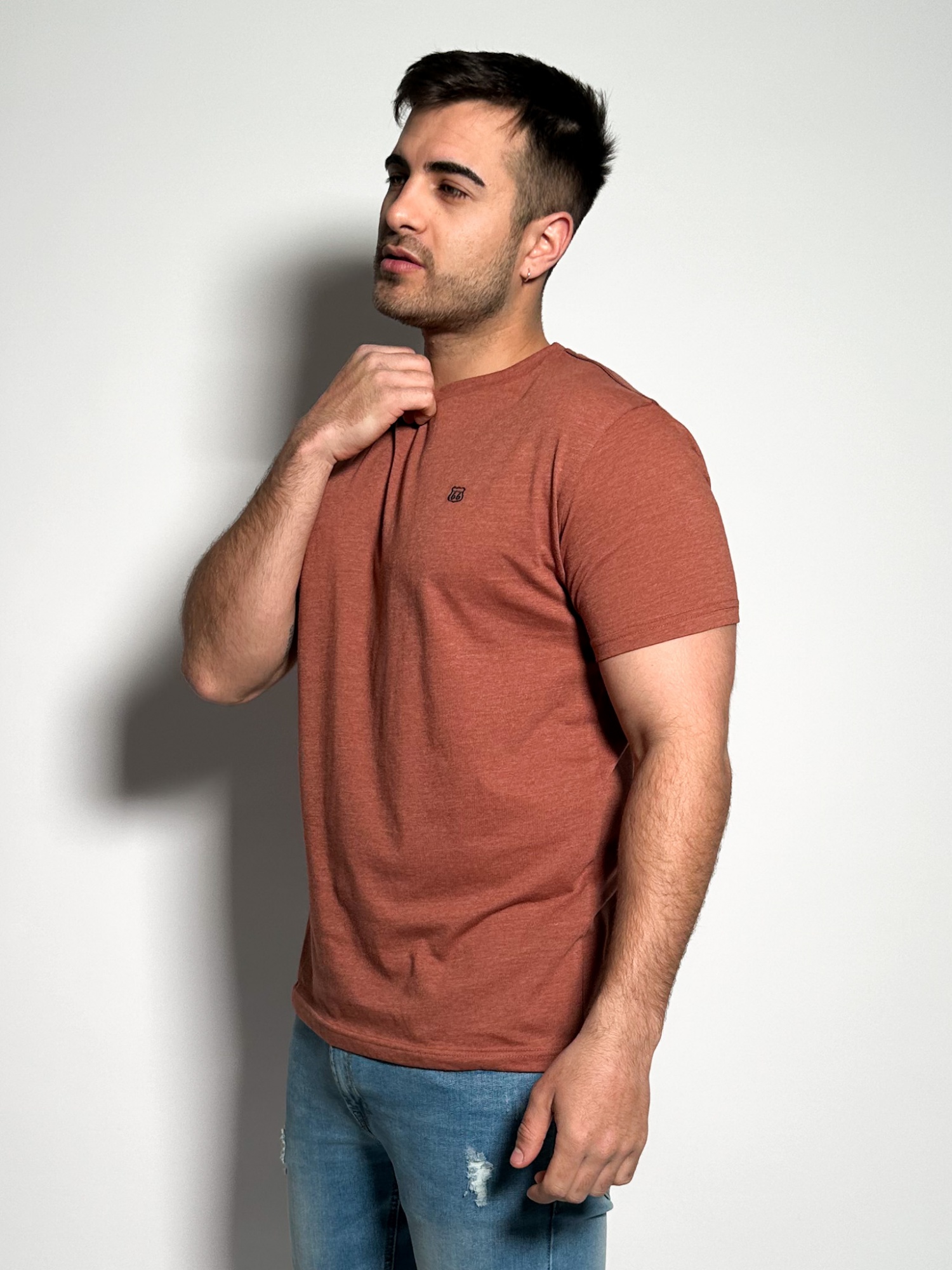 Remera lisa manga corta Timo