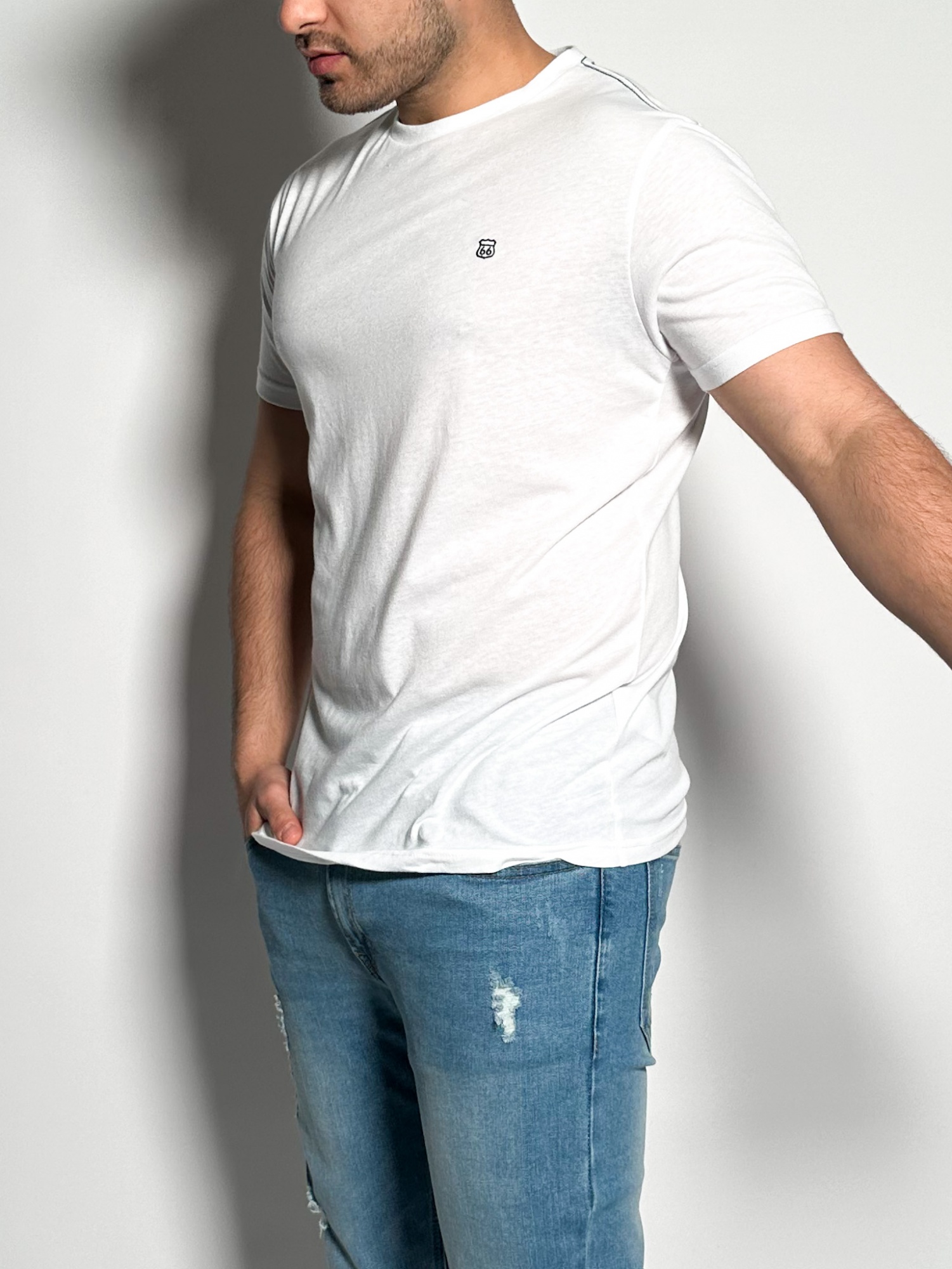 Remera lisa manga corta Timo